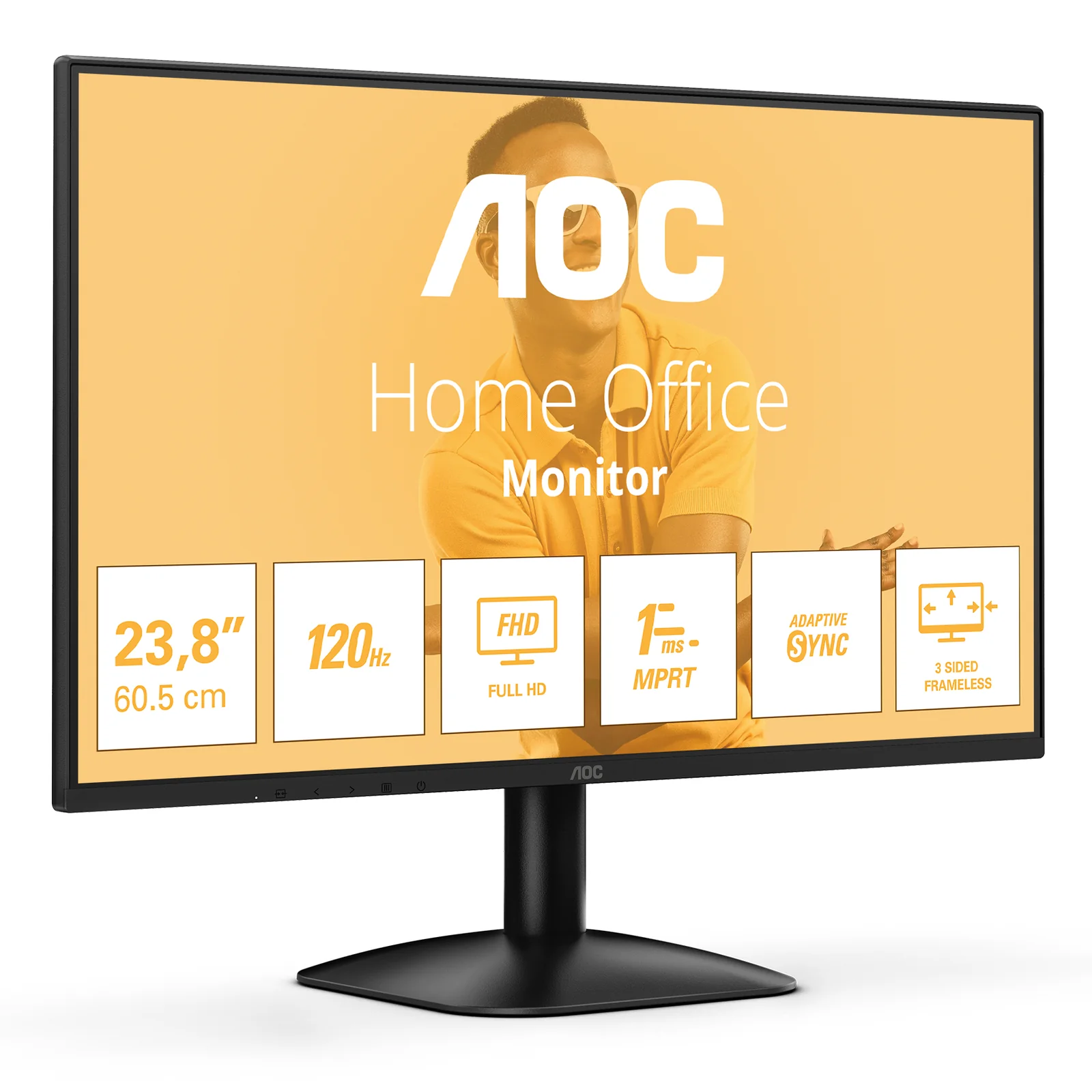 AOC 24B31H écran plat de PC 60,5 cm (23.8") 1920 x 1080 pixels Full HD Noir