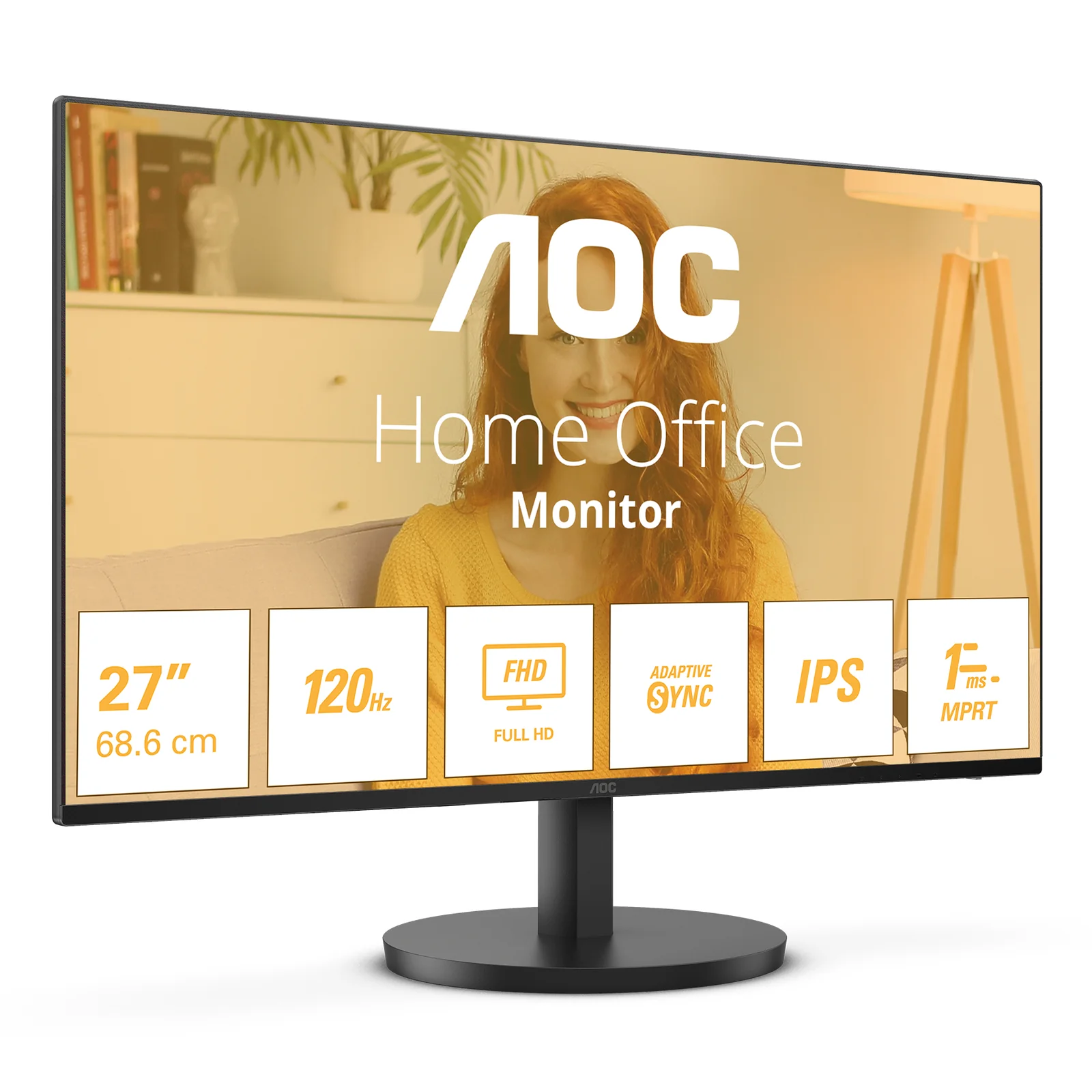 AOC B3 27B3HA2 écran plat de PC 68,6 cm (27") 1920 x 1080 pixels Full HD LED Noir