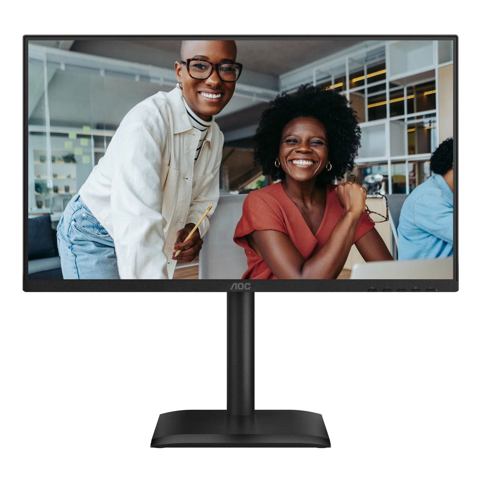 AOC E4 24E4CV écran plat de PC 60,5 cm (23.8") 1920 x 1080 pixels Full HD LED Noir