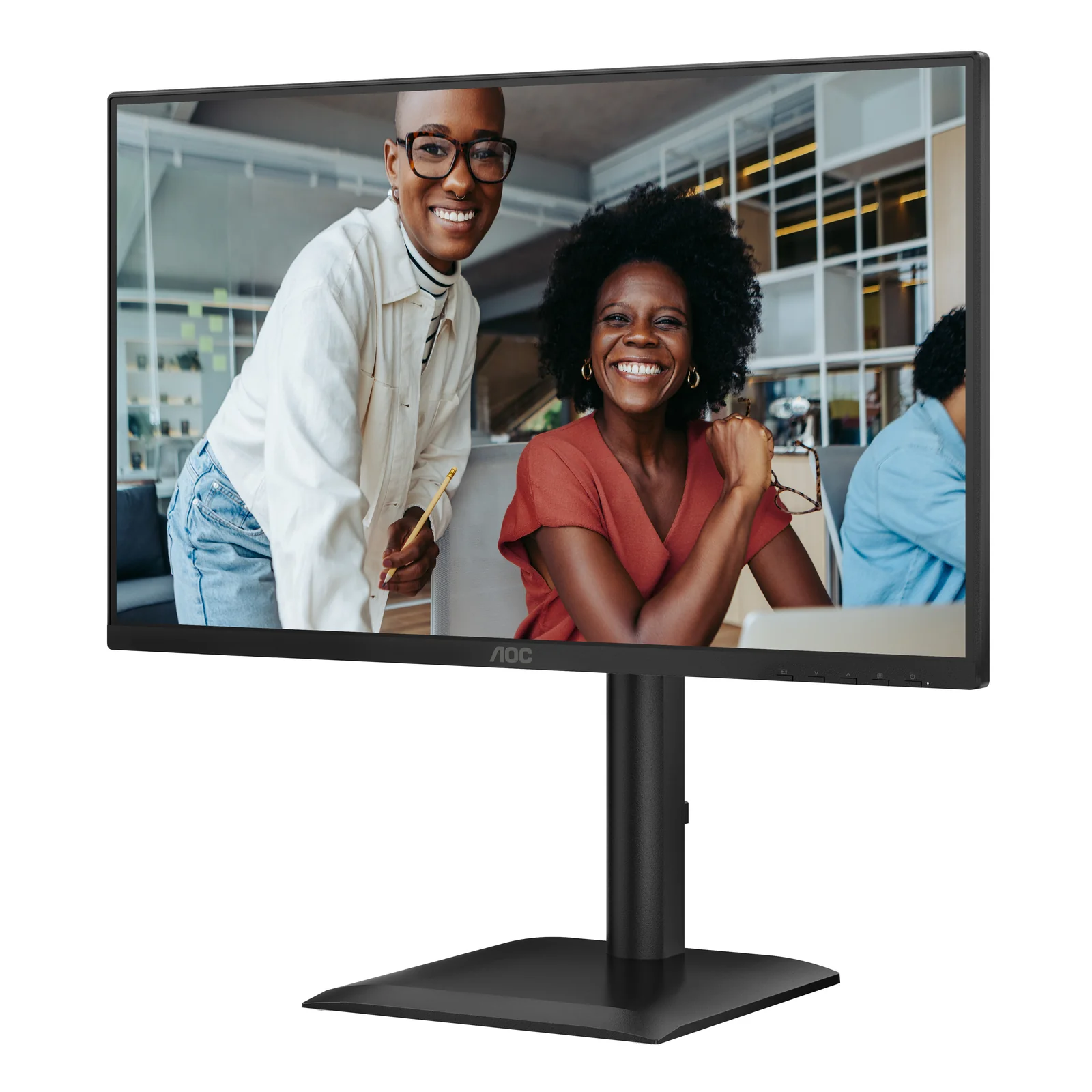 AOC E4 24E4CV écran plat de PC 60,5 cm (23.8") 1920 x 1080 pixels Full HD LED Noir