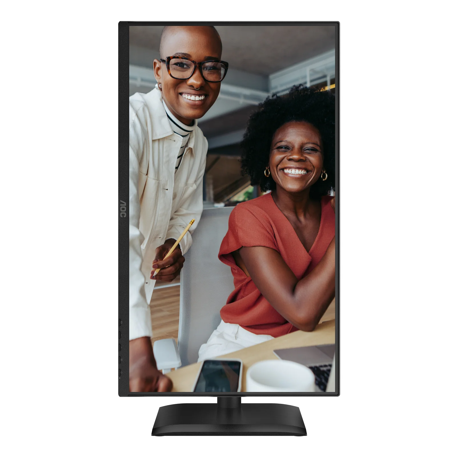 AOC E4 24E4CV écran plat de PC 60,5 cm (23.8") 1920 x 1080 pixels Full HD LED Noir