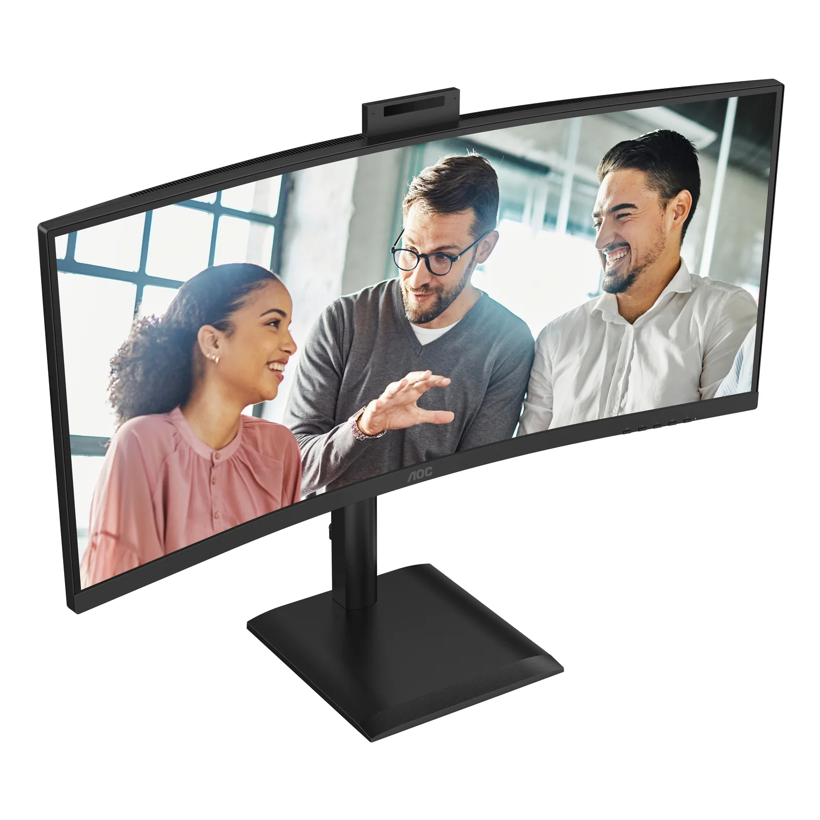 AOC E4 CU34E4CW écran plat de PC 86,4 cm (34") 3440 x 1440 pixels UltraWide Quad HD LED Noir