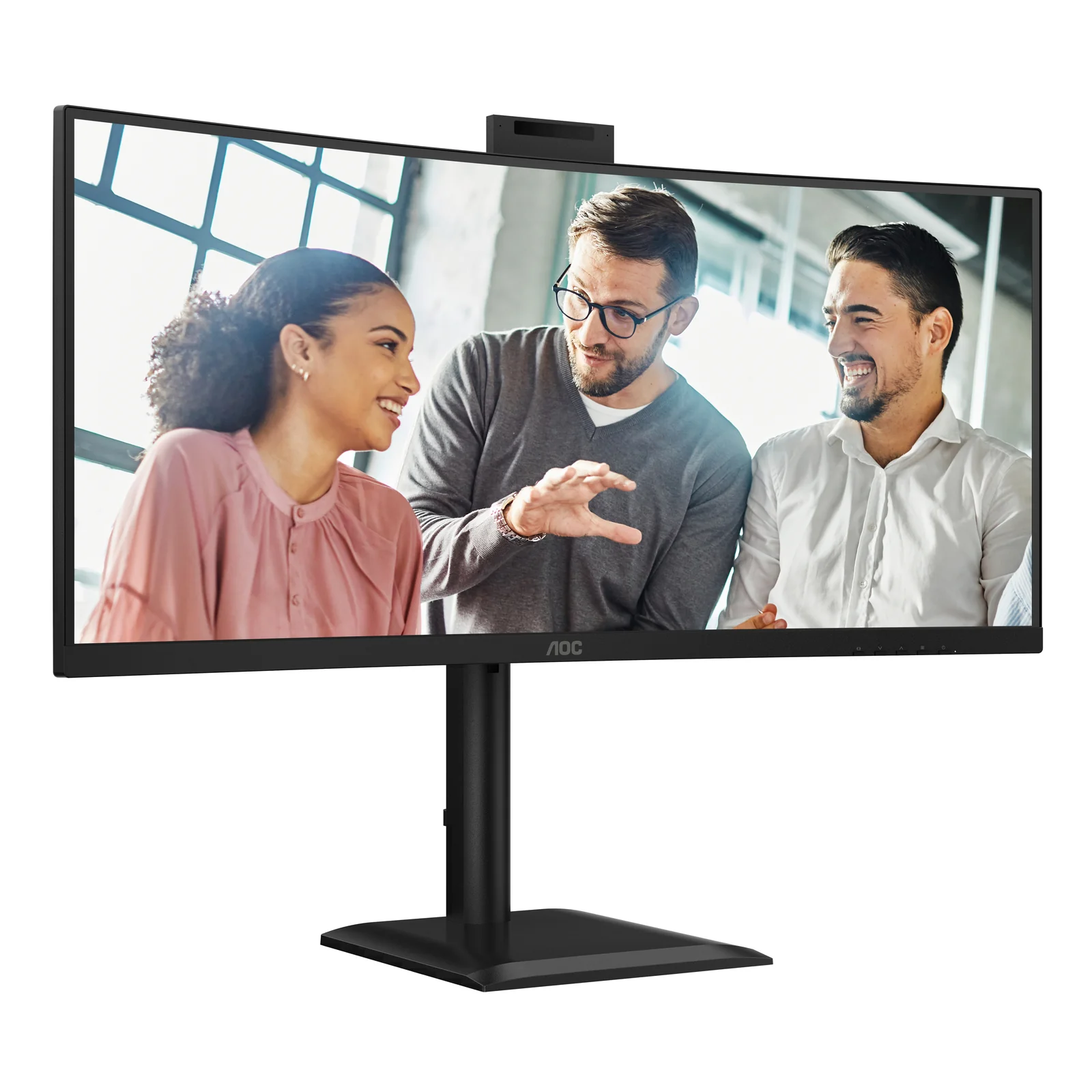 AOC E4 CU34E4CW écran plat de PC 86,4 cm (34") 3440 x 1440 pixels UltraWide Quad HD LED Noir