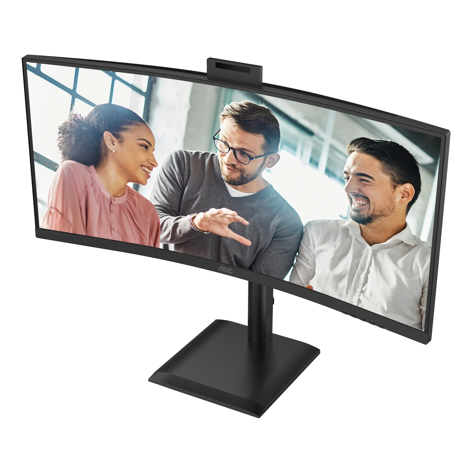 AOC E4 CU34E4CW écran plat de PC 86,4 cm (34") 3440 x 1440 pixels UltraWide Quad HD LED Noir