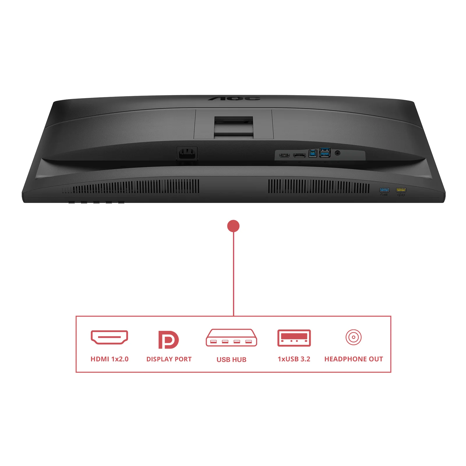 AOC E4 Q27E4U écran plat de PC 68,6 cm (27") 2560 x 1440 pixels Quad HD LED Noir
