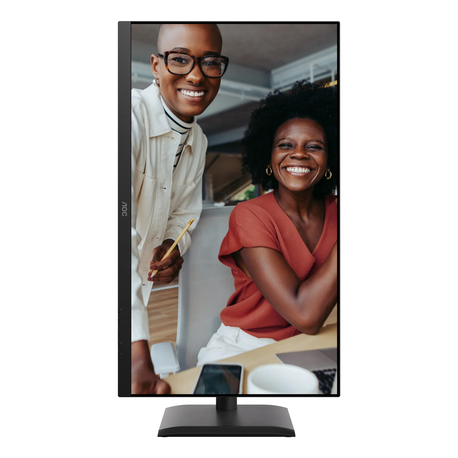 AOC E4 U27E4CV écran plat de PC 68,6 cm (27") 3840 x 2160 pixels 4K Ultra HD LED Noir