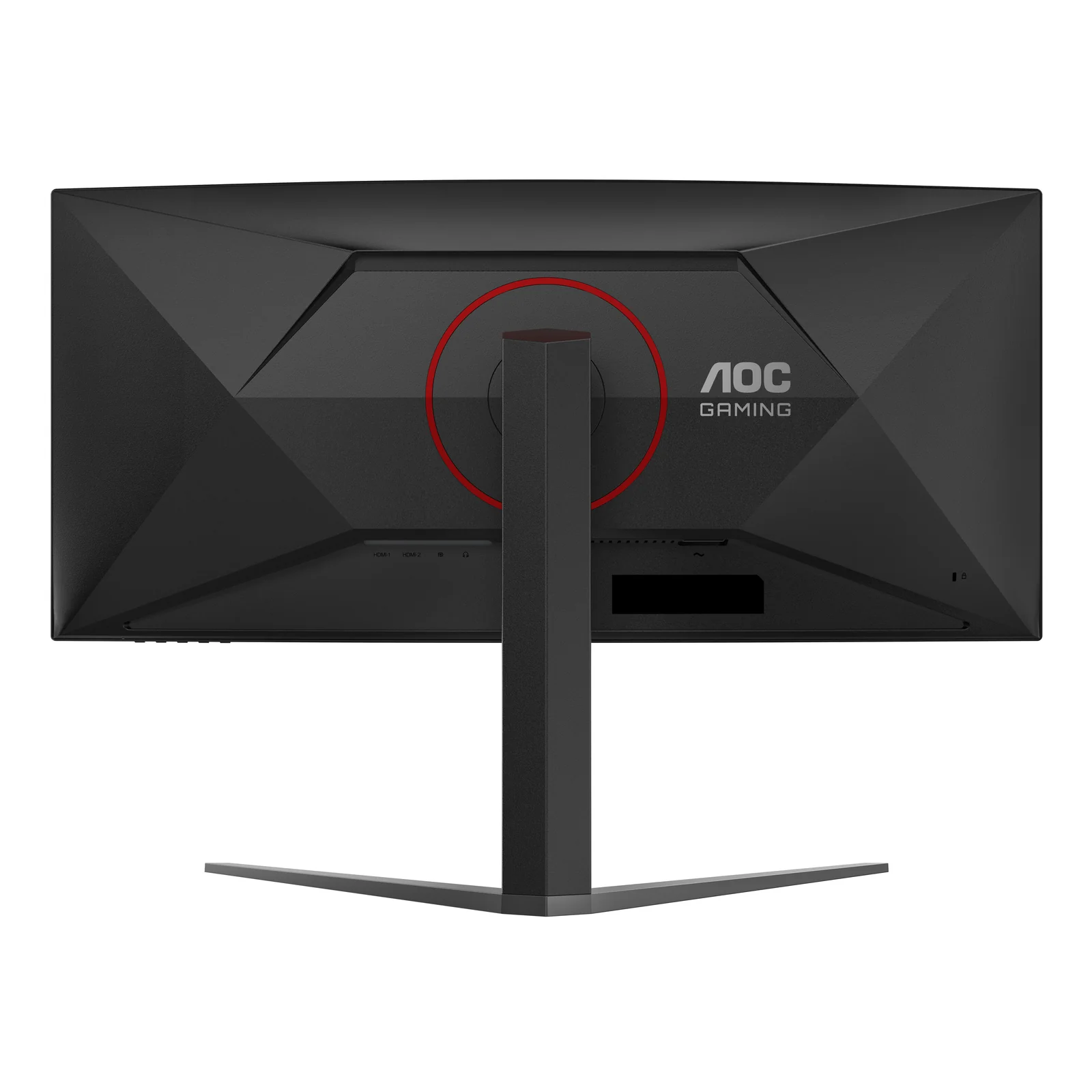 AOC G4 CU34G4 écran plat de PC 86,4 cm (34") 3440 x 1440 pixels Wide Quad HD LED Noir, Rouge