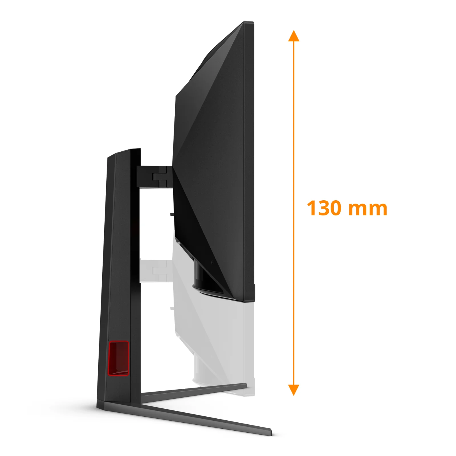 AOC G4 CU34G4 écran plat de PC 86,4 cm (34") 3440 x 1440 pixels Wide Quad HD LED Noir, Rouge
