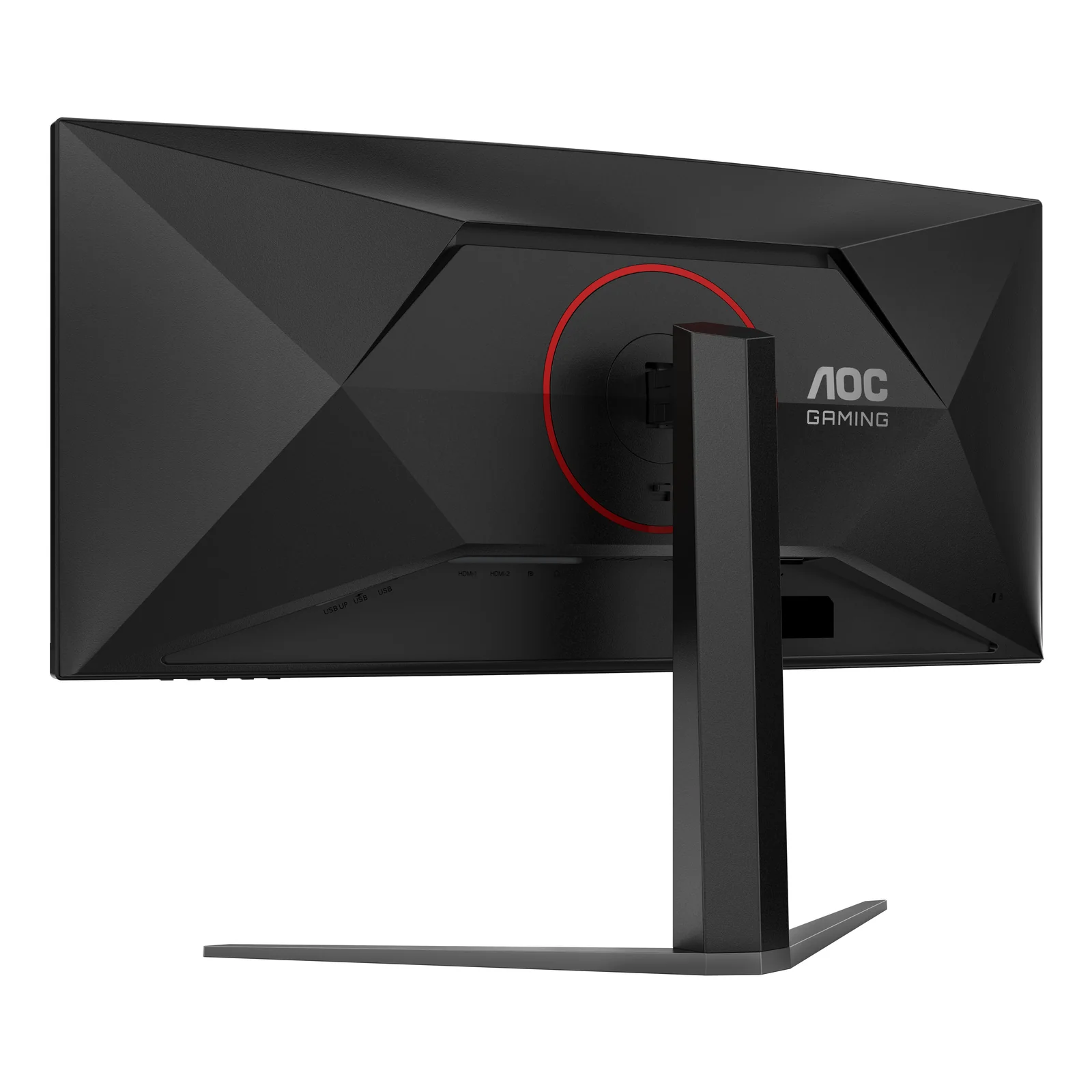 AOC G4 CU34G4Z écran plat de PC 86,4 cm (34") 3440 x 1440 pixels Wide Quad HD LED Noir, Rouge