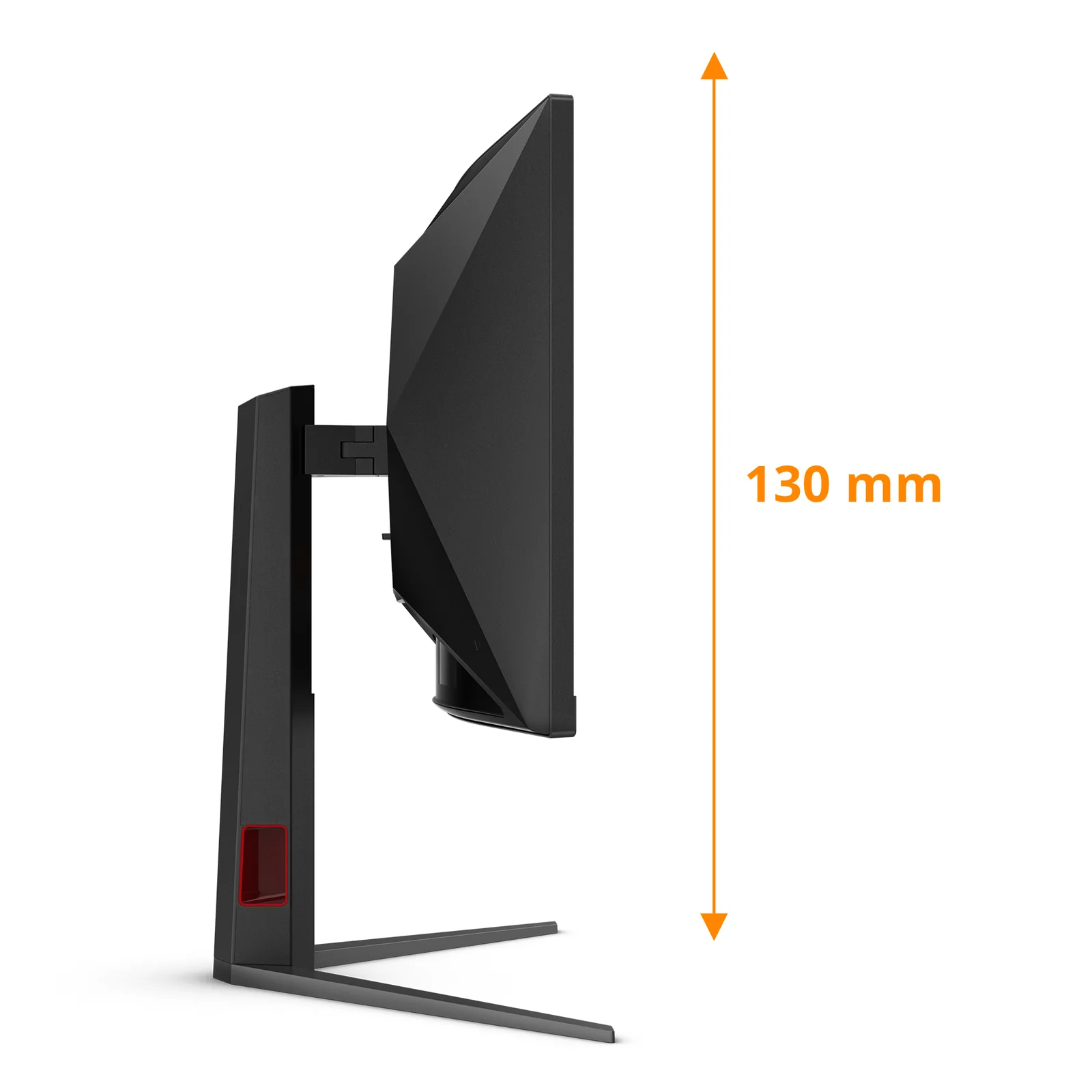 AOC G4 CU34G4Z écran plat de PC 86,4 cm (34") 3440 x 1440 pixels Wide Quad HD LED Noir, Rouge