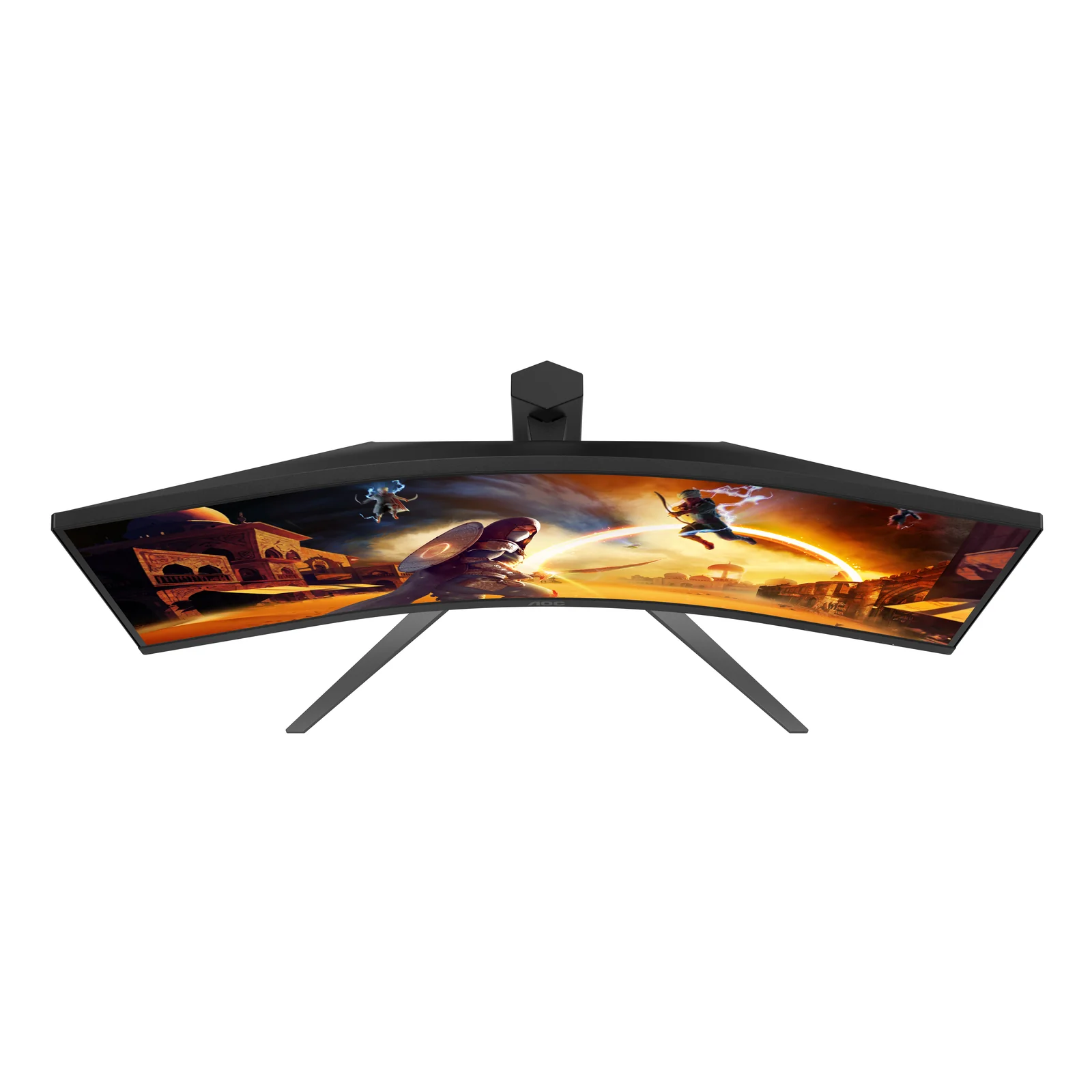 AOC G4 CU34G4Z écran plat de PC 86,4 cm (34") 3440 x 1440 pixels Wide Quad HD LED Noir, Rouge
