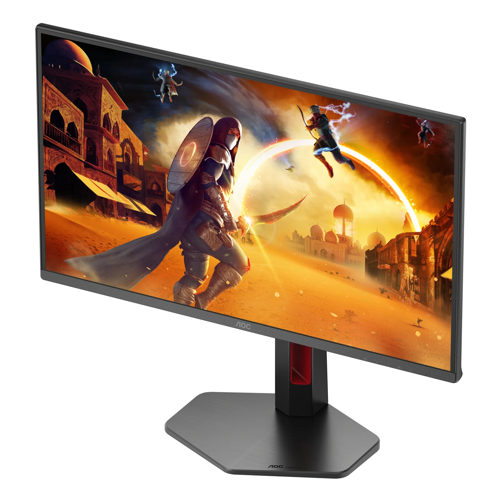 AOC G4 Q25G4SR écran plat de PC 62,2 cm (24.5") 2560 x 1440 pixels Quad HD LED Noir, Rouge