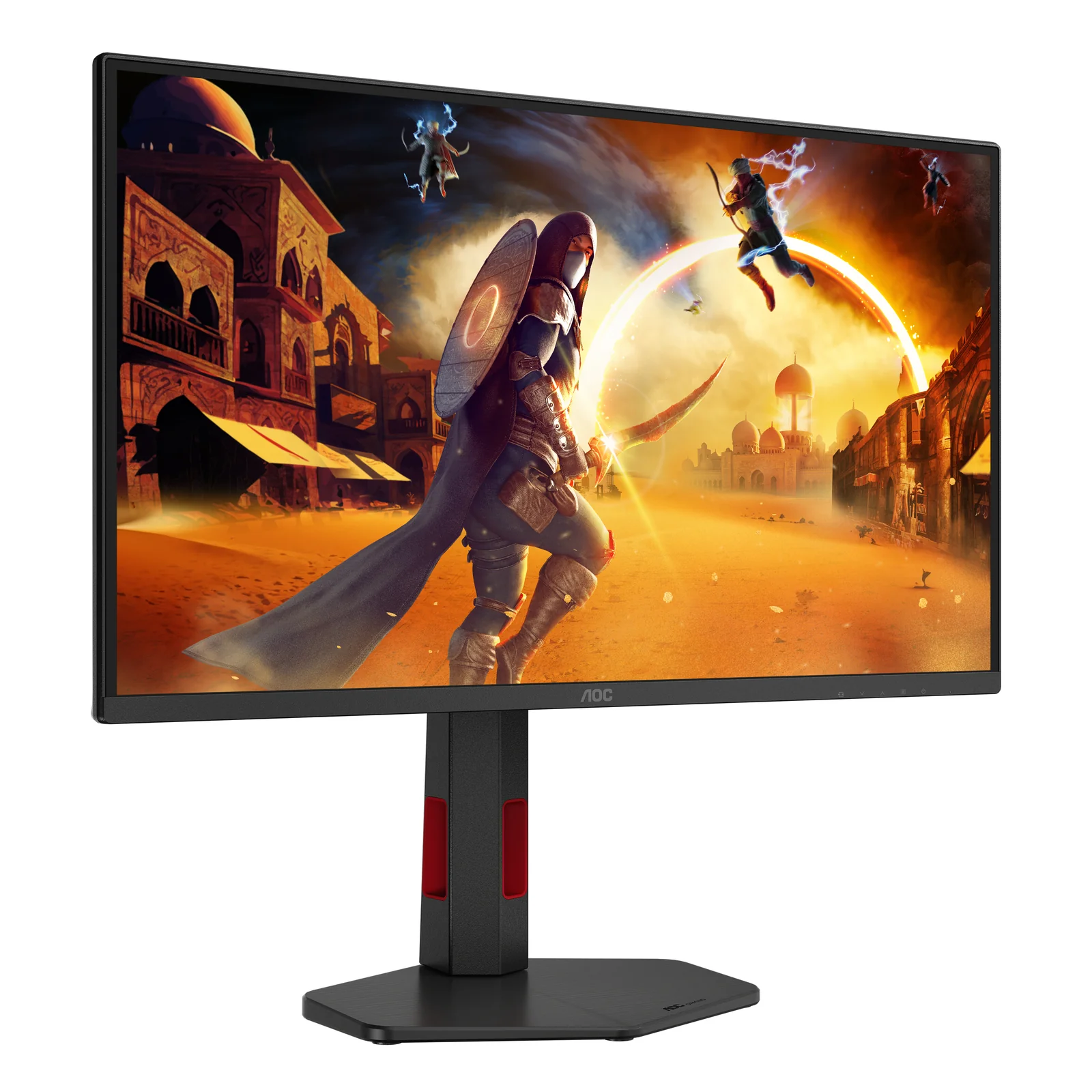 AOC G4 Q25G4SR écran plat de PC 62,2 cm (24.5") 2560 x 1440 pixels Quad HD LED Noir, Rouge