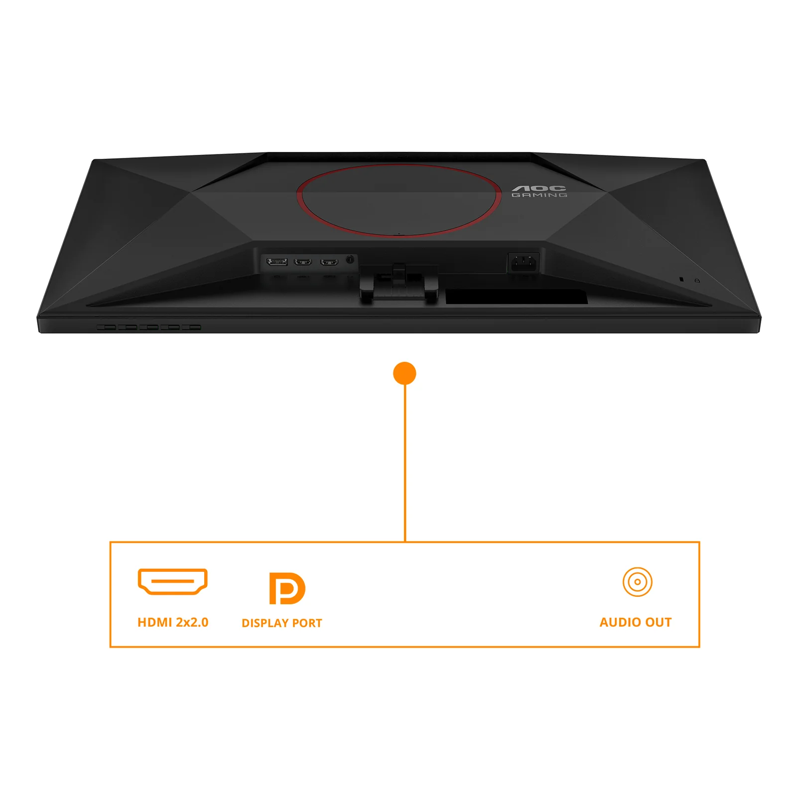 AOC G4 Q27G42XE écran plat de PC 68,6 cm (27") 2560 x 1440 pixels Quad HD Noir, Rouge