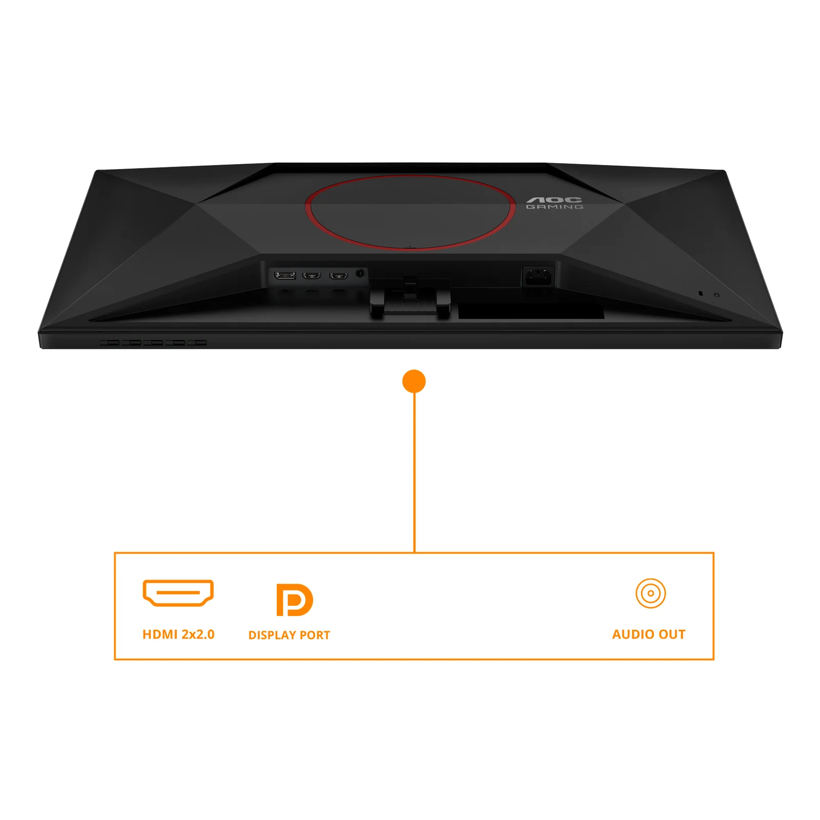 AOC G4 Q27G42XNE écran plat de PC 68,6 cm (27") 2560 x 1440 pixels Quad HD LED Noir, Rouge