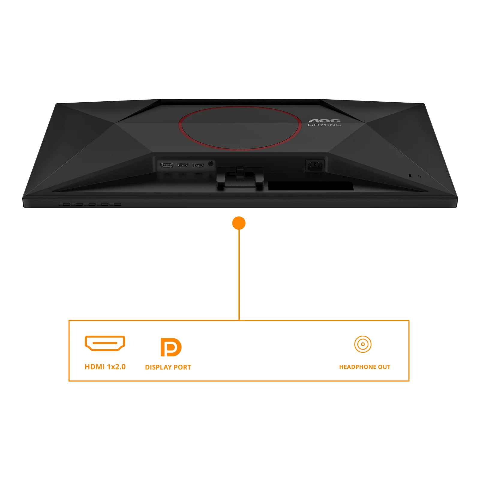 AOC G4 Q27G42ZE écran plat de PC 68,6 cm (27") 2560 x 1440 pixels Quad HD LCD Noir, Rouge