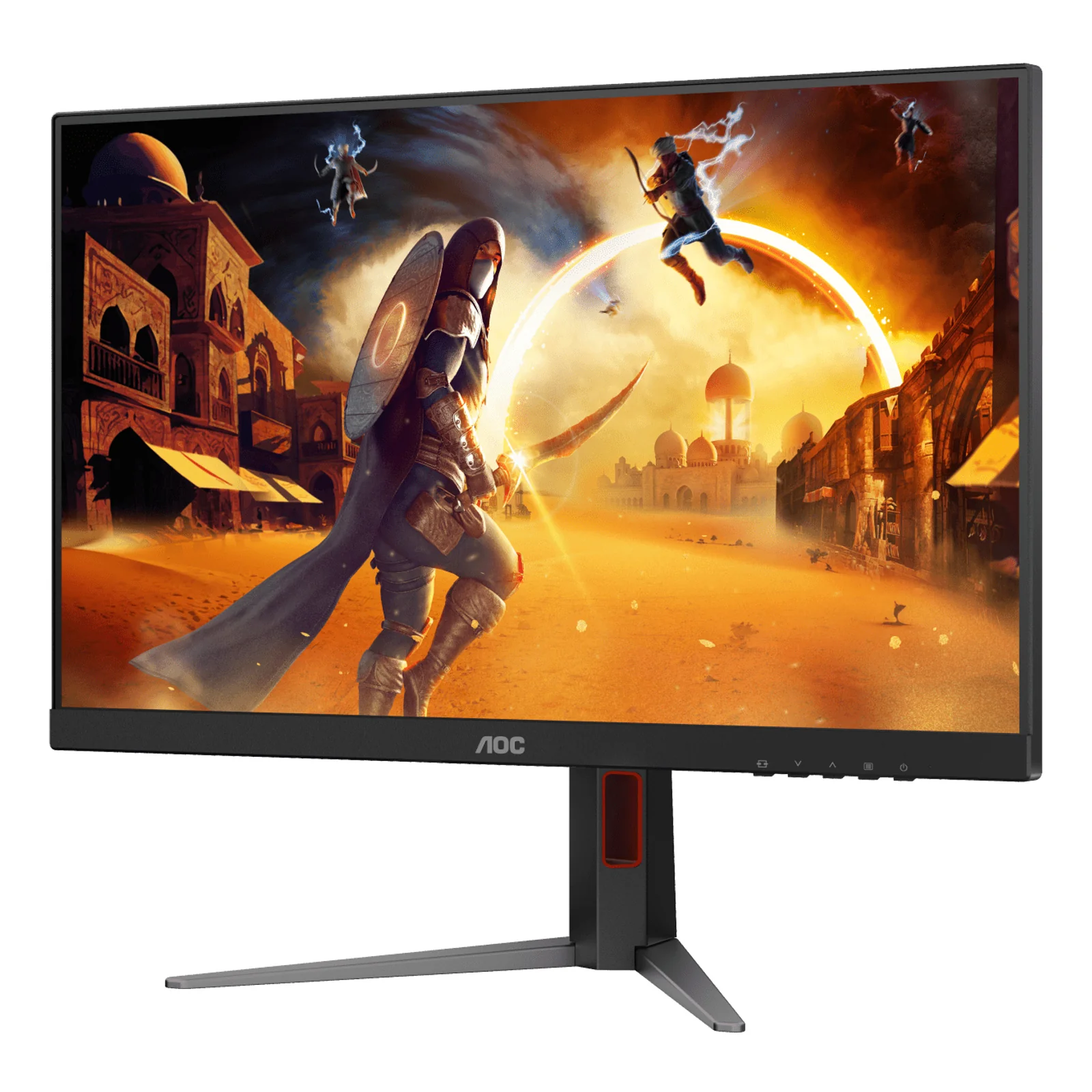 AOC G4 Q27G4ZD écran plat de PC 67,3 cm (26.5") 2560 x 1440 pixels Quad HD QD-OLED Noir, Rouge