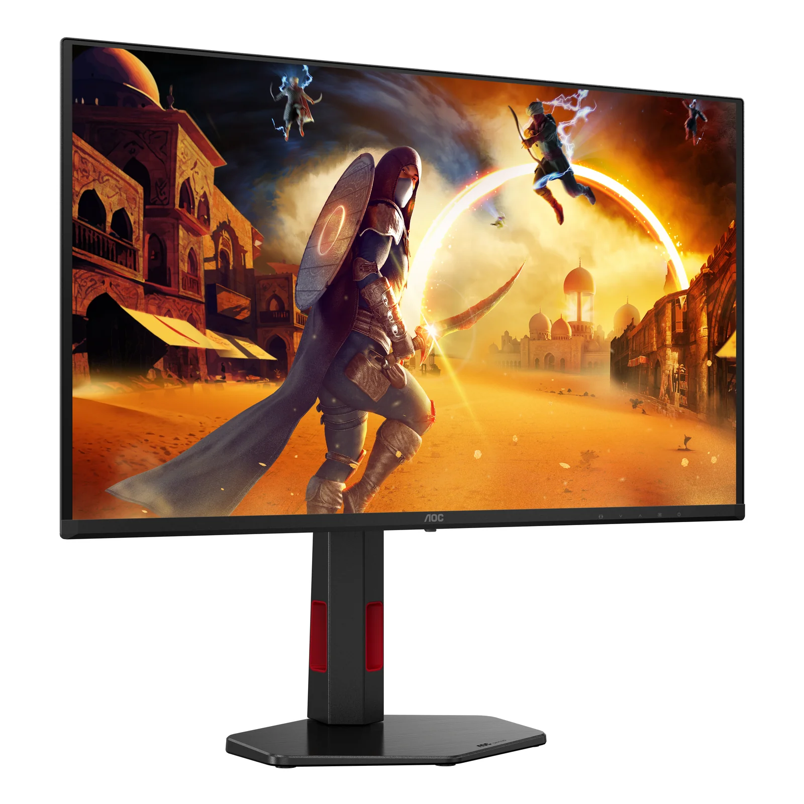 AOC G4 Q27G4ZDR écran plat de PC 67,3 cm (26.5") 2560 x 1440 pixels Quad HD QD-OLED Noir, Rouge
