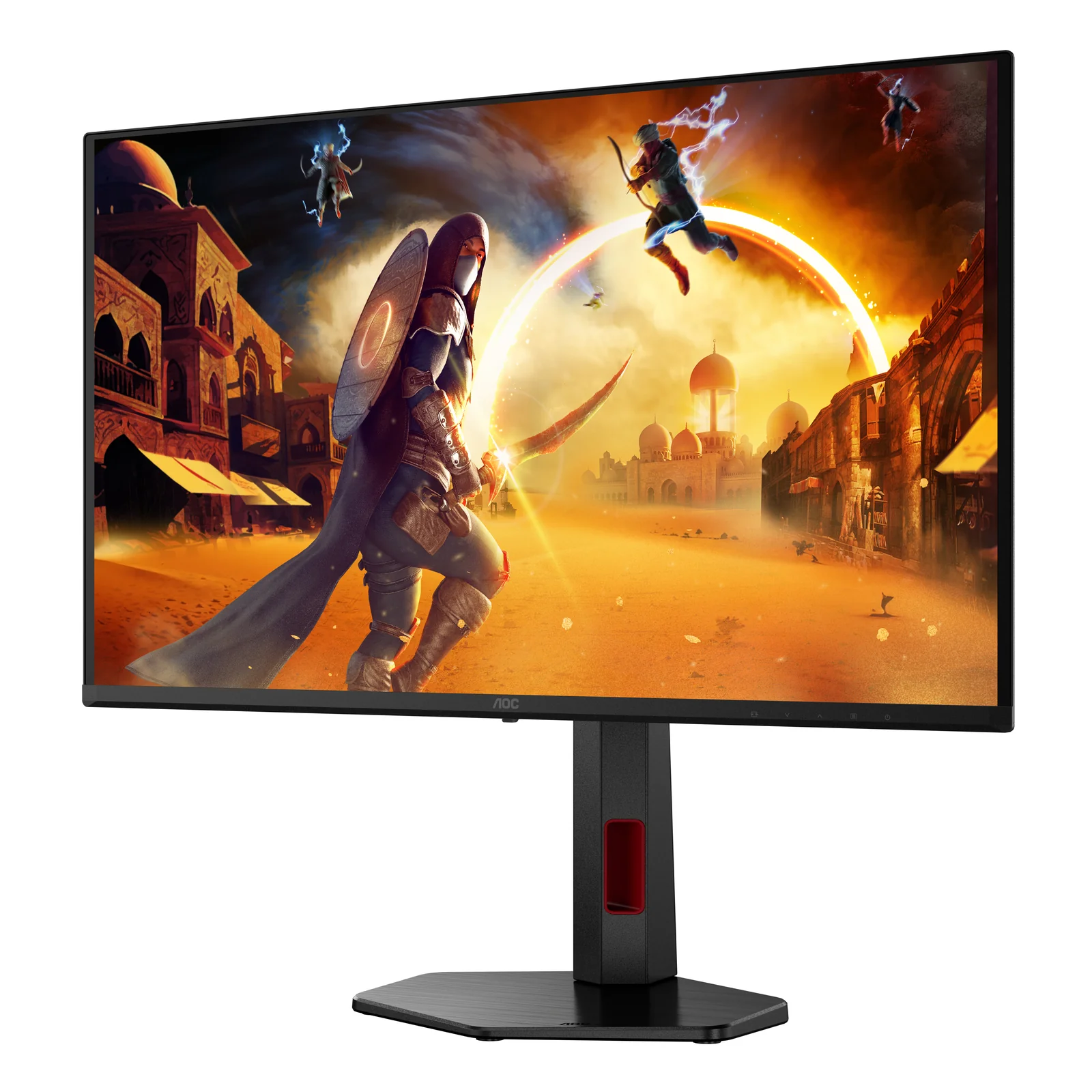 AOC G4 Q27G4ZDR écran plat de PC 67,3 cm (26.5") 2560 x 1440 pixels Quad HD QD-OLED Noir, Rouge