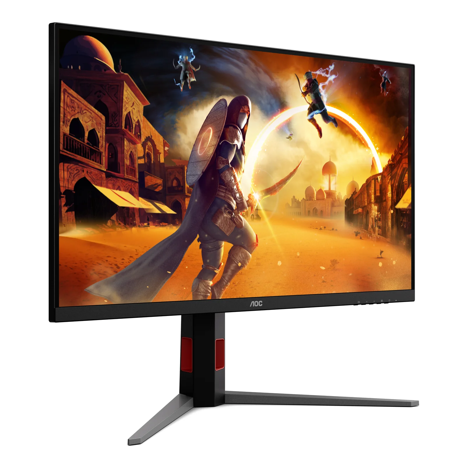 AOC G4 U32G4U écran plat de PC 80 cm (31.5") 3840 x 2160 pixels 4K Ultra HD Noir, Rouge