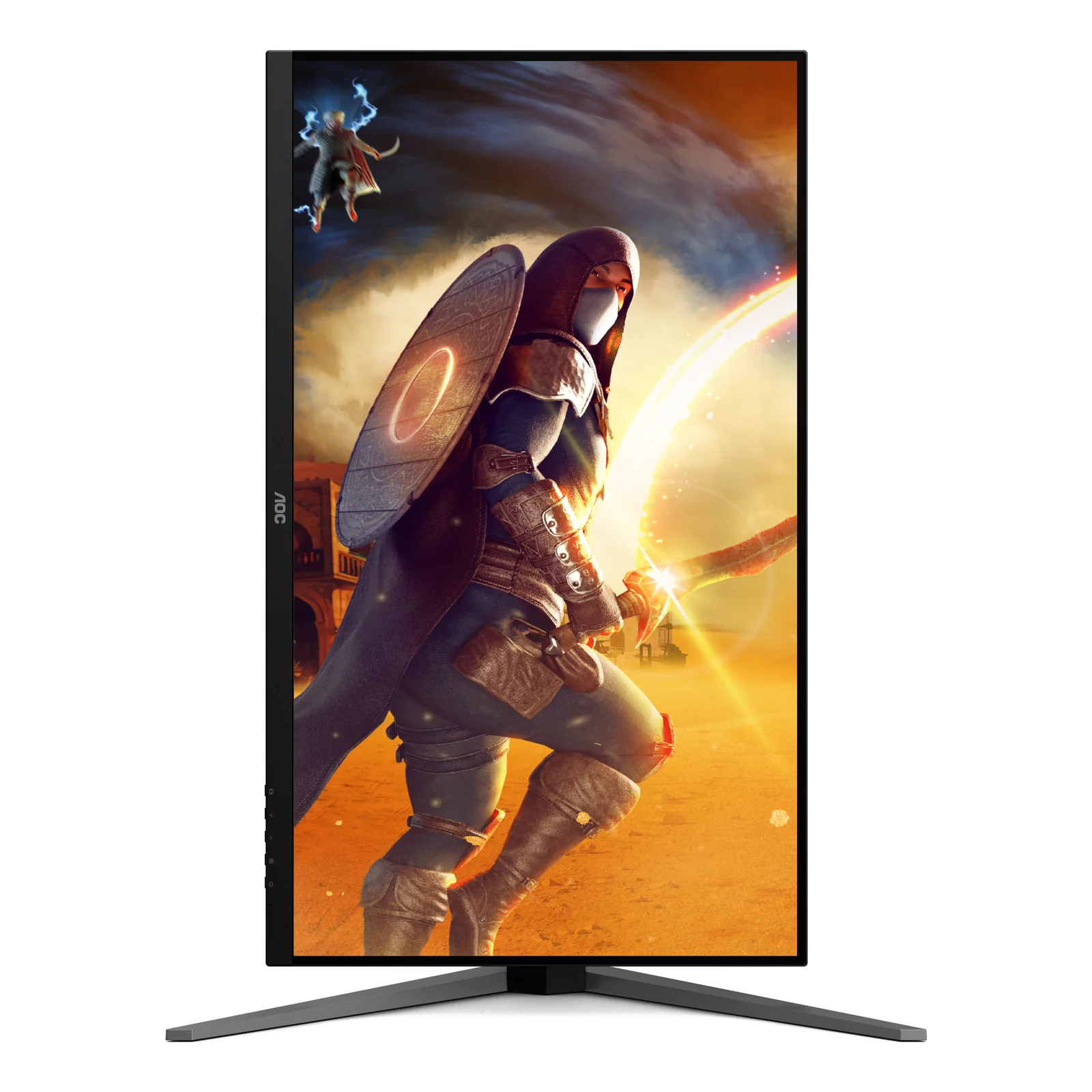 AOC G4 U32G4U écran plat de PC 80 cm (31.5") 3840 x 2160 pixels 4K Ultra HD Noir, Rouge