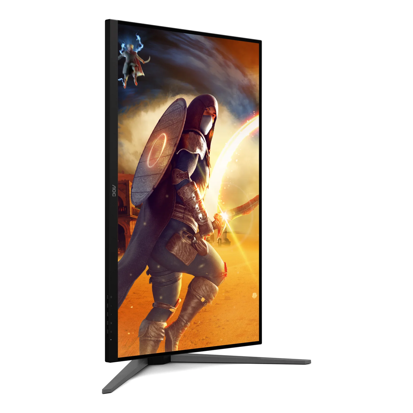AOC G4 U32G4U écran plat de PC 80 cm (31.5") 3840 x 2160 pixels 4K Ultra HD Noir, Rouge
