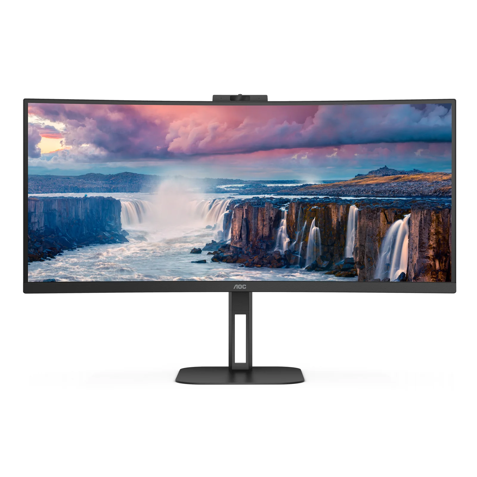 AOC V5 CU34V5CW écran plat de PC 86,4 cm (34") 3440 x 1440 pixels Wide Quad HD LED Noir