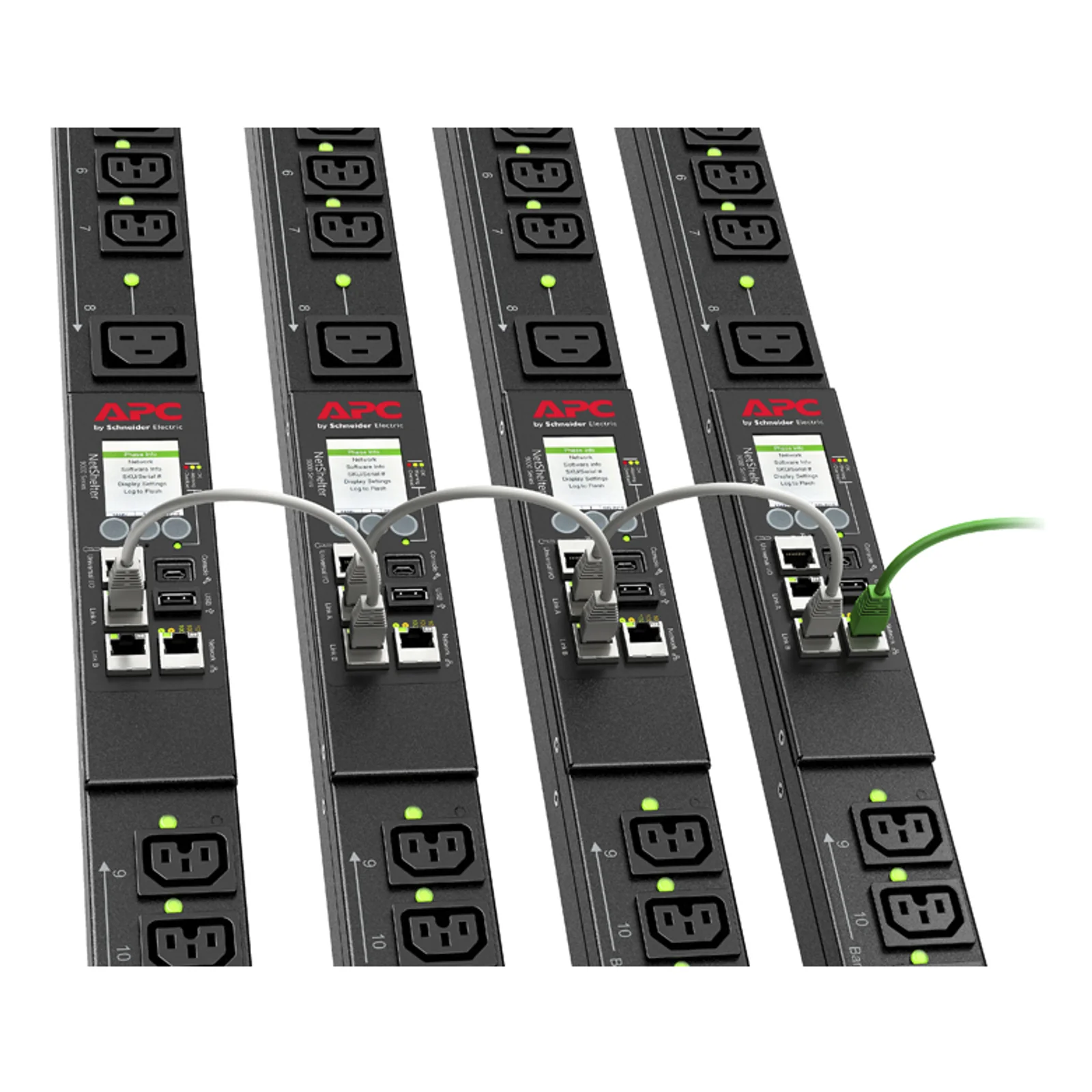 APC APDU9953 unité de distribution d'énergie 24 sortie(s) CA 0U Noir