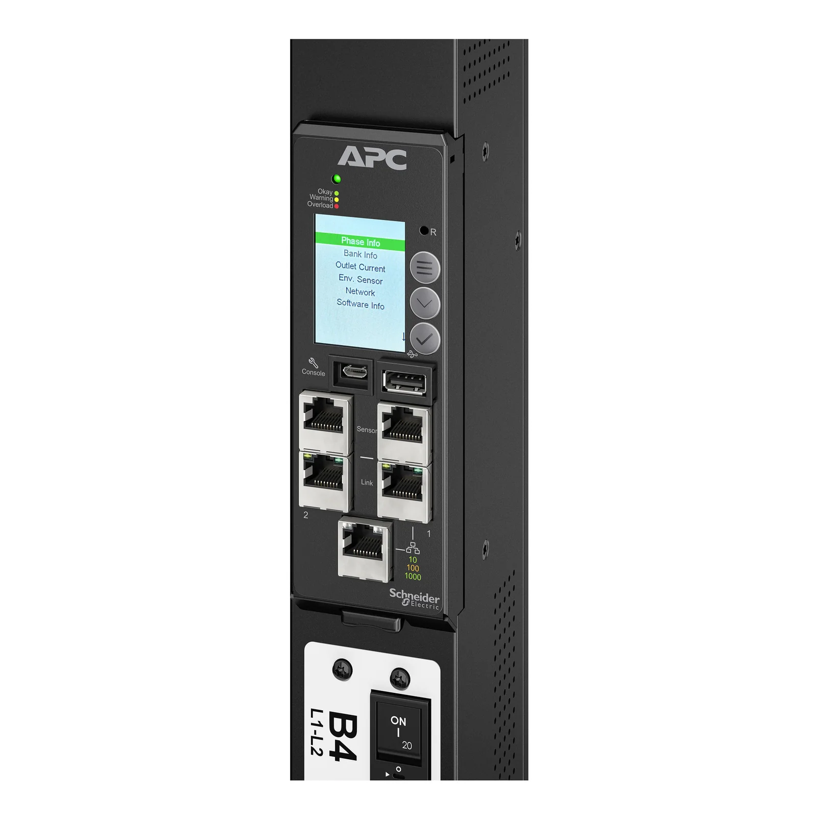 APC Bandeau de prises Netshelter Rack PDU Advanced Gen 2, Mesuré, 7,4 kW 1 phase - Professionnels