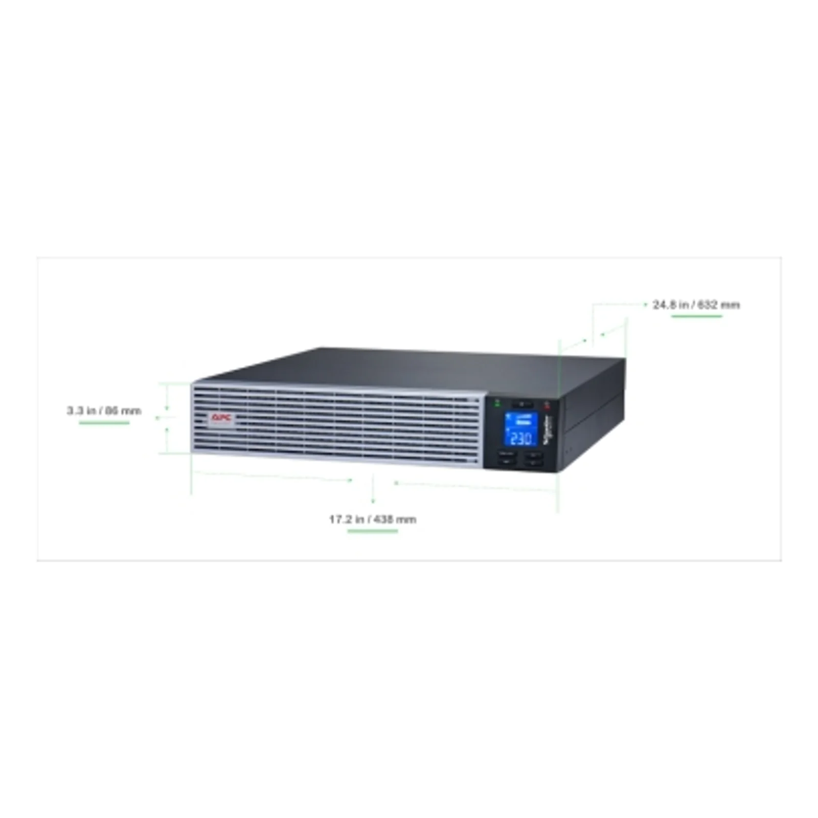 APC Easy UPS On-Line alimentation d'énergie non interruptible Double-conversion (en ligne) 3 kVA 2700 W 6 sortie(s) CA