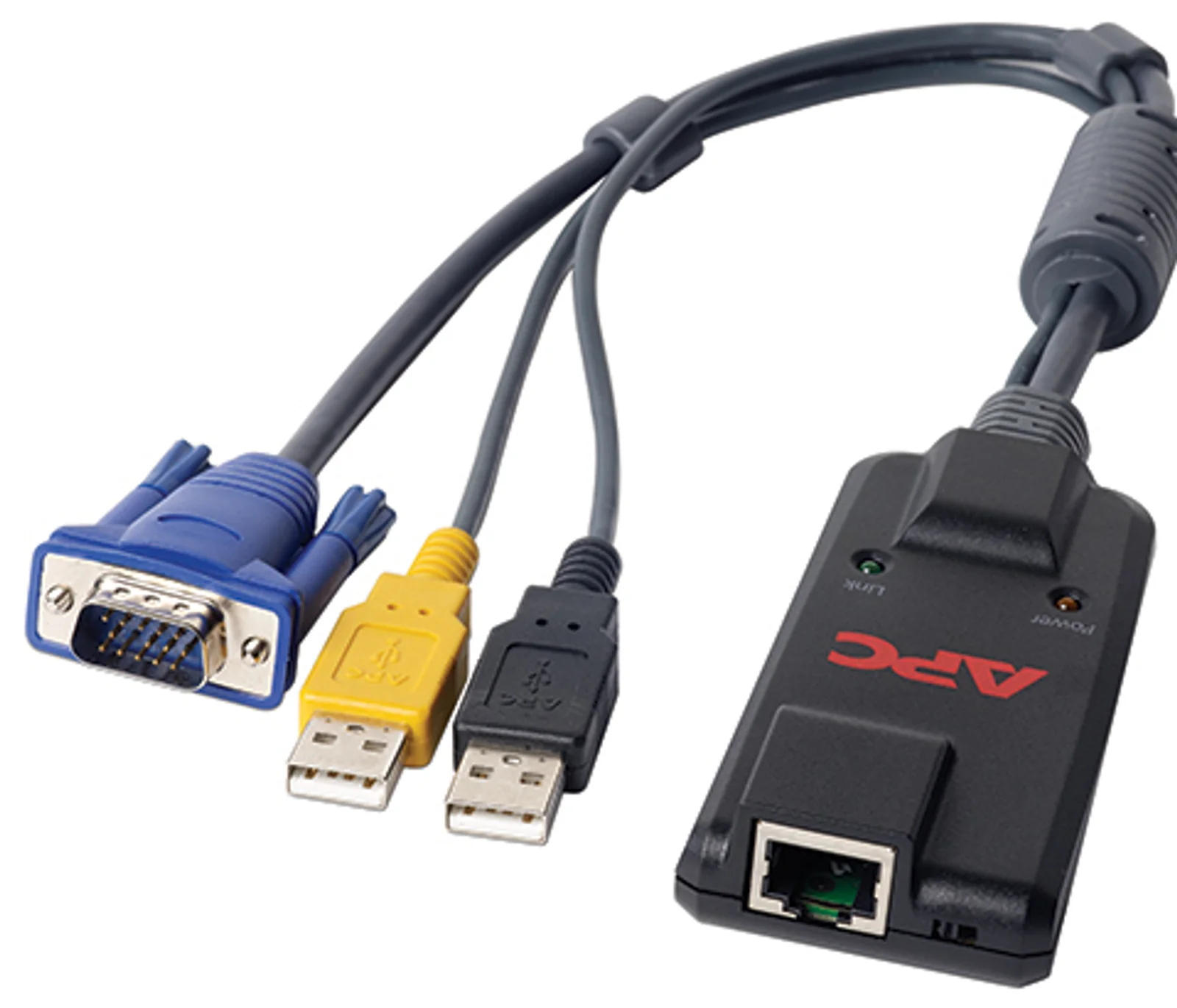 KVM-USBVMCAC câble kvm Noir