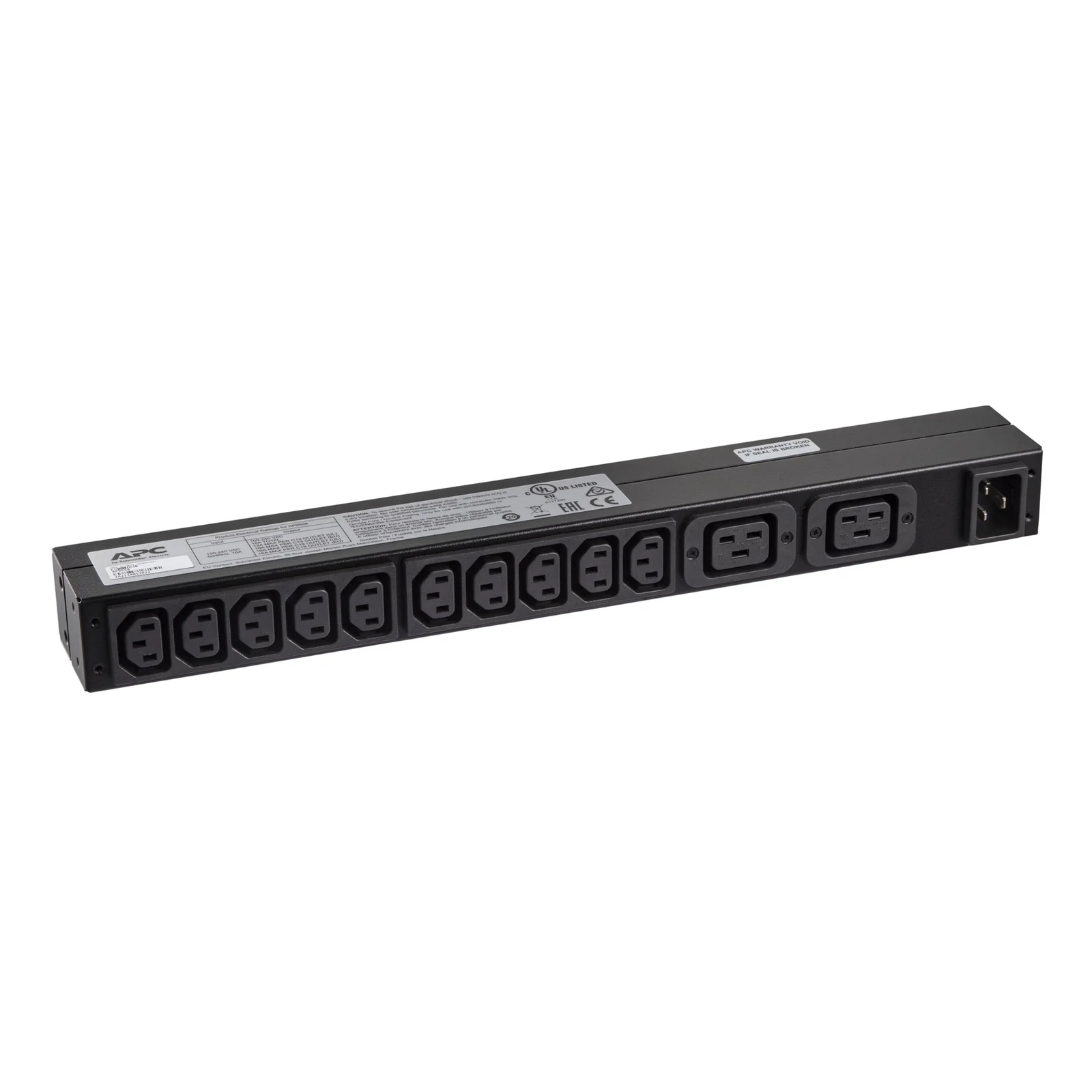 APC NetShelter - Basic Rack PDU - 1U - 16A - 208/230V - (10)C13 & (2)C19
