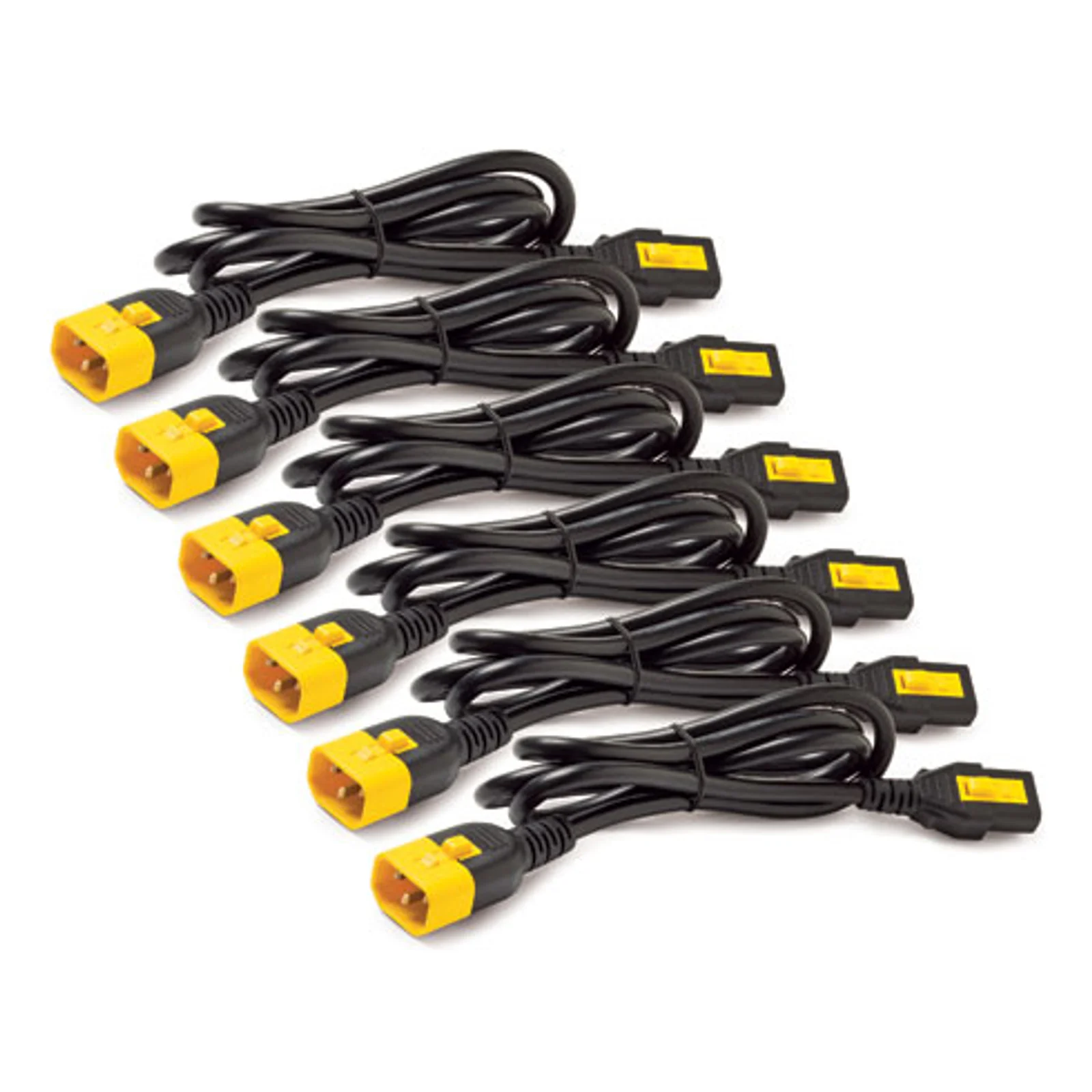 Netshelter - Kit cordon d'alimentation (6 ea) - Verrouillable - C13 à C14 - 0,6m