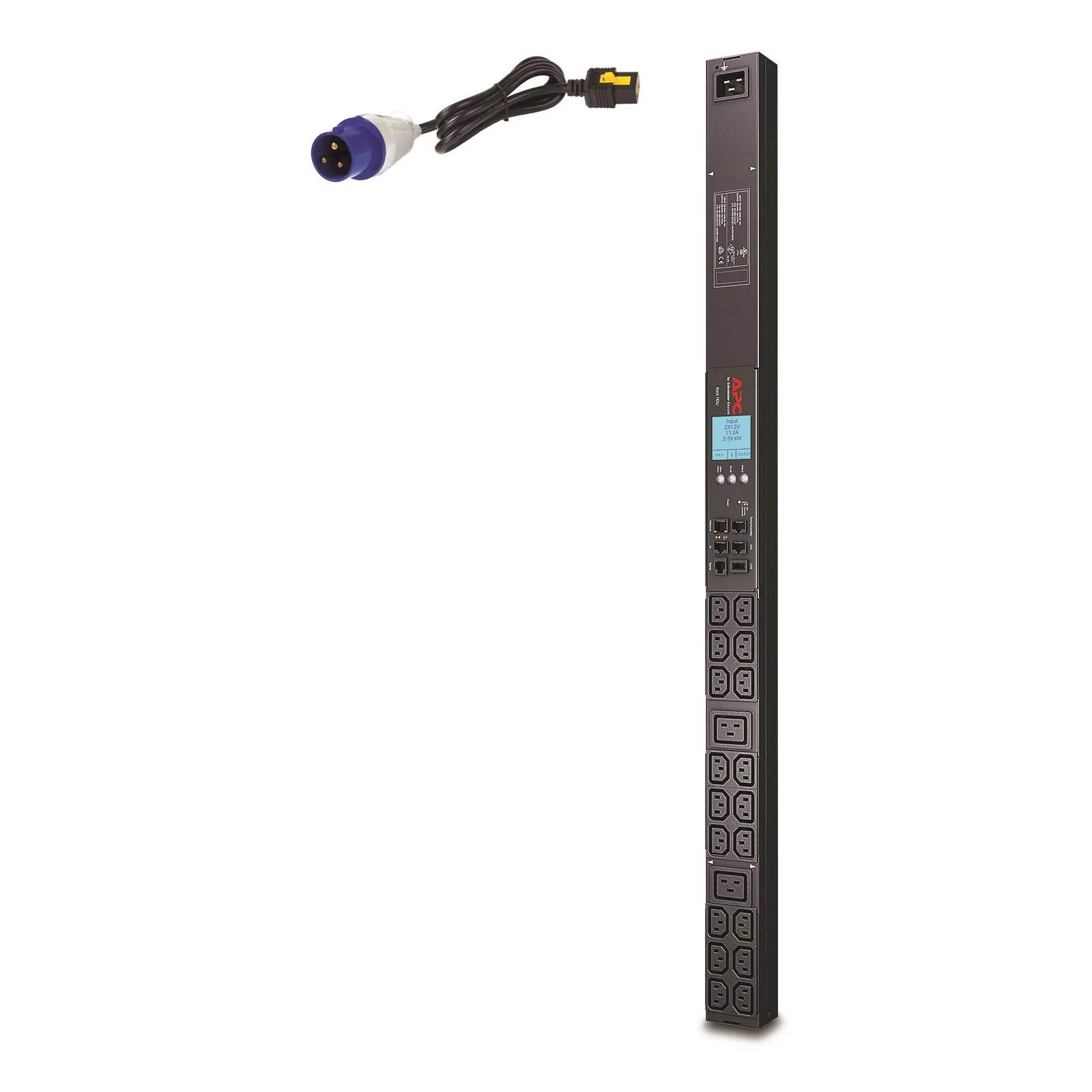 NetShelter - Metered Rack PDU 2G - Mesuré - 3,7kVA - 16A - 7,4kW - 200/230V