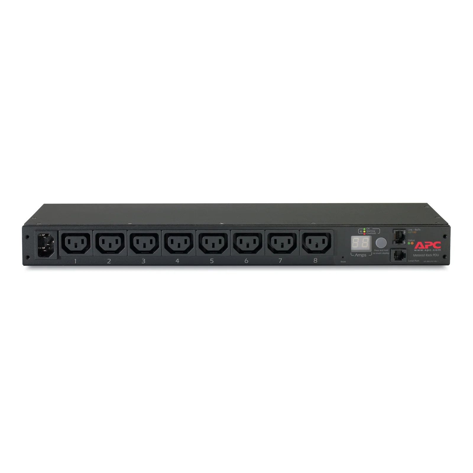APC NetShelter Metered Rack PDU - Bandeau de prise - 1U - 12A/208V - 10A/230V