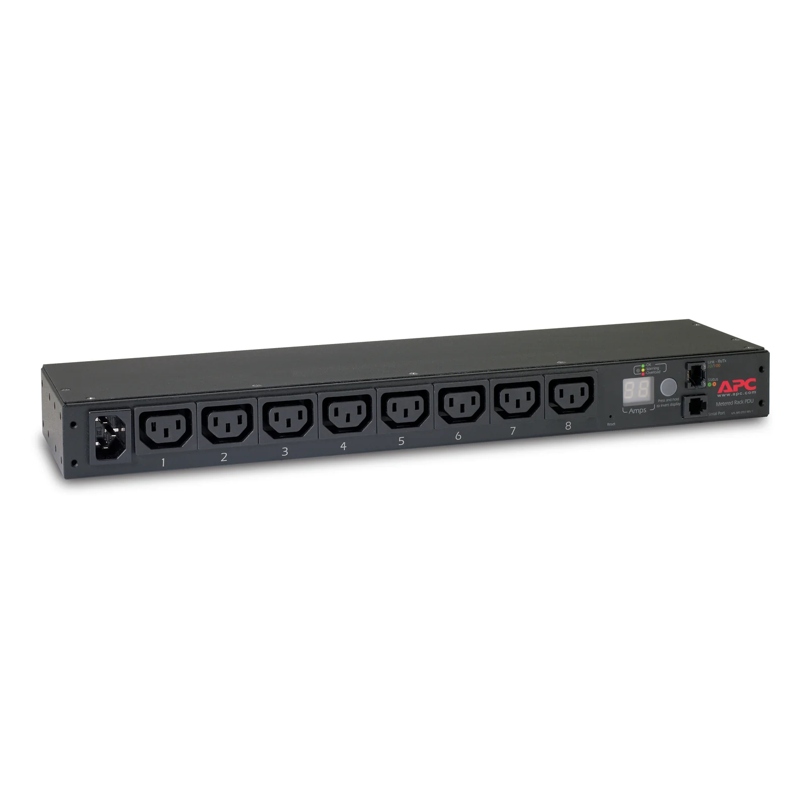 APC NetShelter Metered Rack PDU - Bandeau de prise - 1U - 12A/208V - 10A/230V