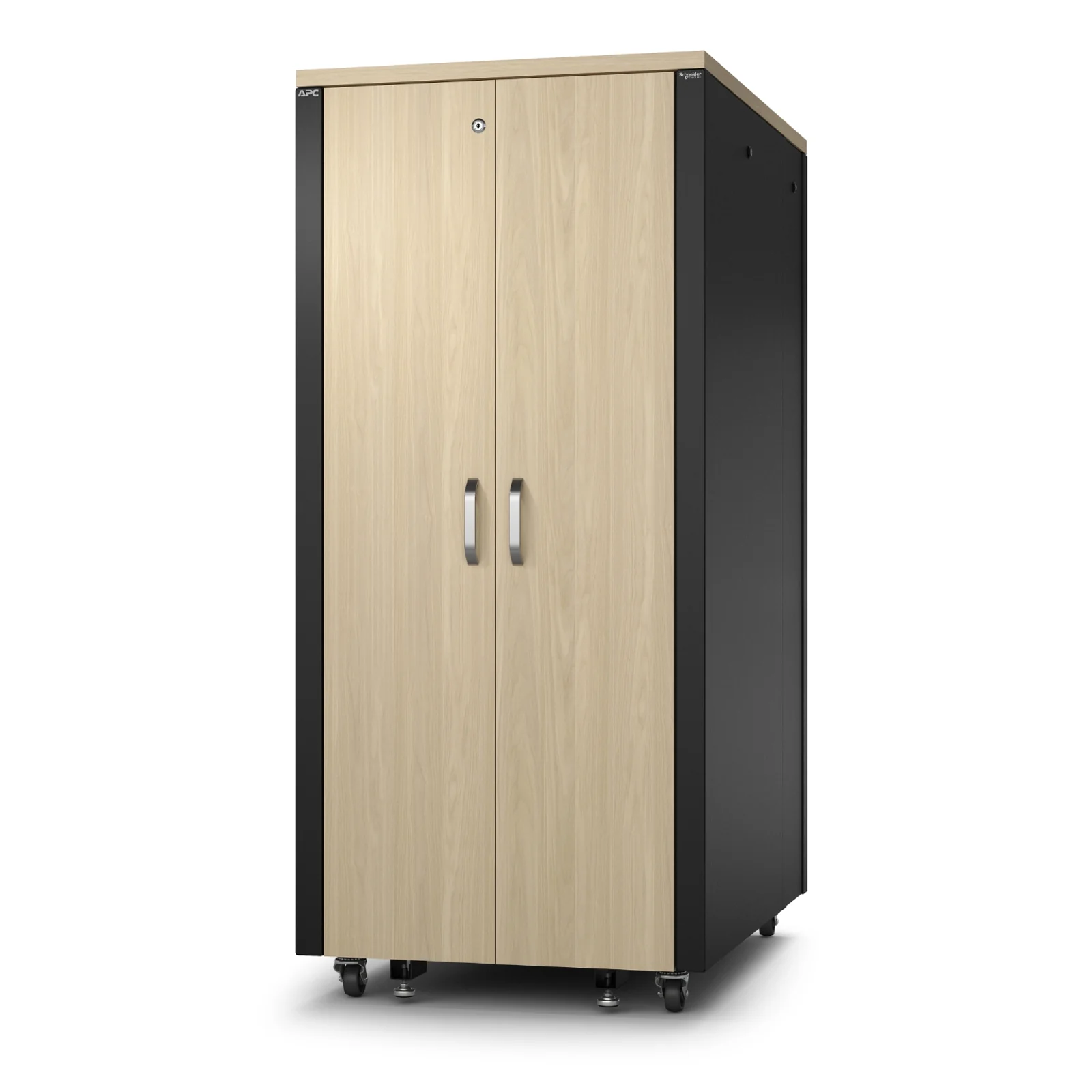 APC NetShelter - Rack informatique insonorisé - 32U - Finition Erable