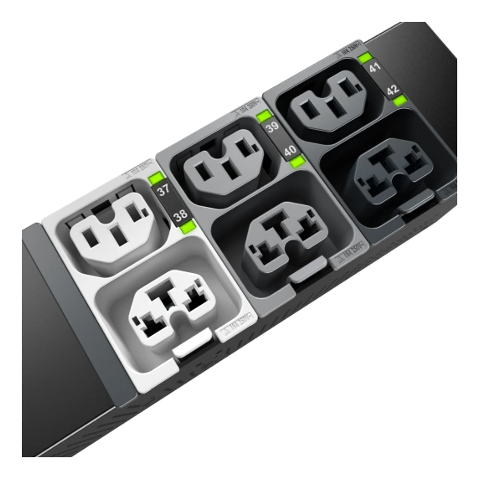APC NetShelter Rack PDU Advanced unité de distribution d'énergie 42 sortie(s) CA 0U Noir