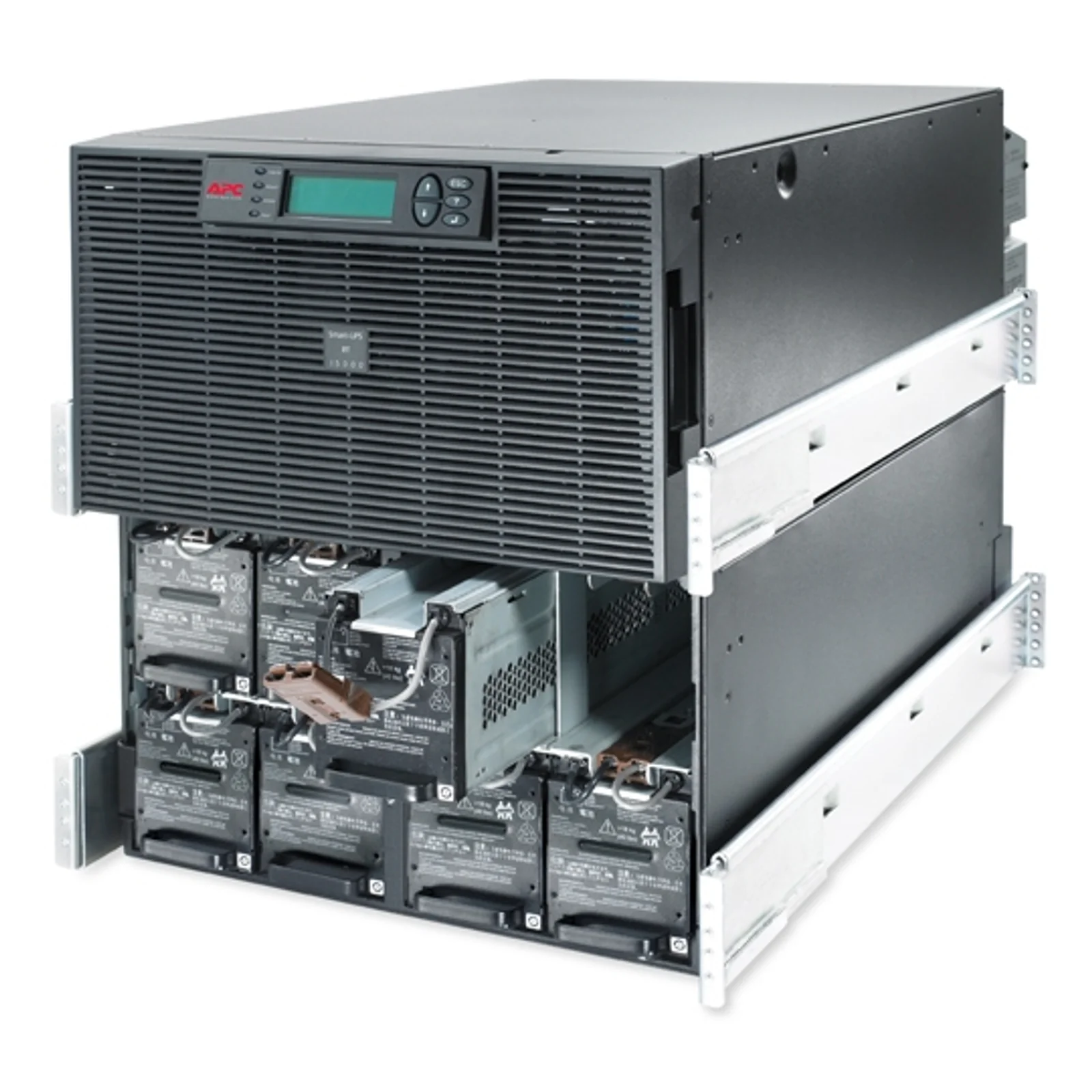 APC Smart-UPS On-Line alimentation d'énergie non interruptible Double-conversion (en ligne) 15 kVA 12000 W 8 sortie(s) CA