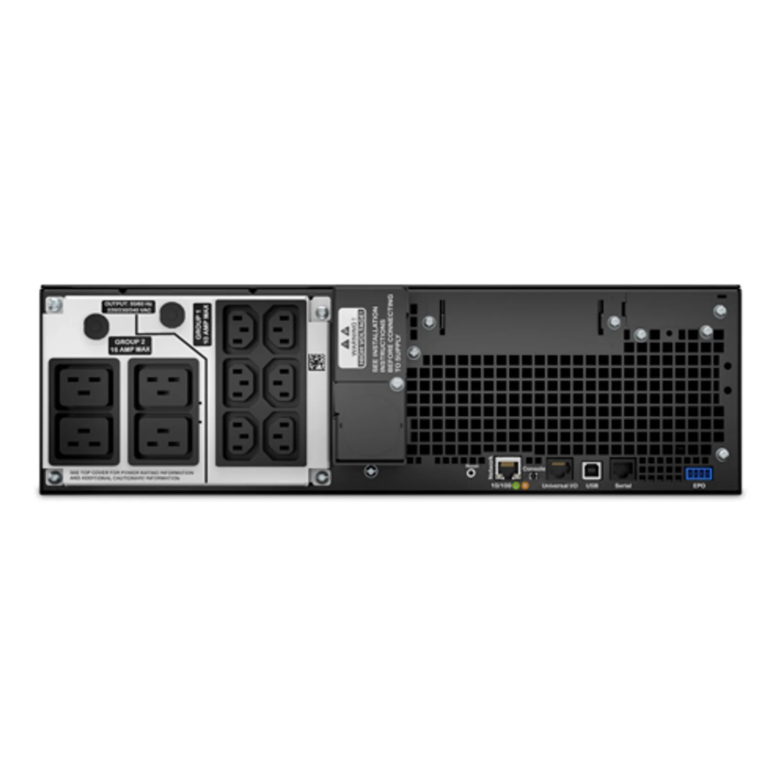 APC Smart-UPS On-Line alimentation d'énergie non interruptible Double-conversion (en ligne) 5 kVA 4500 W 10 sortie(s) CA