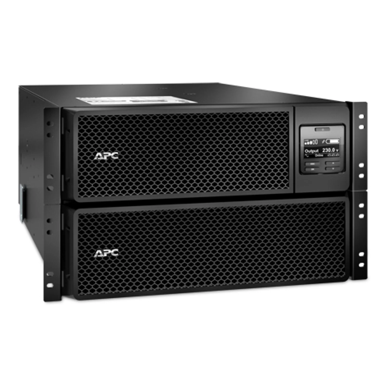 APC Smart-UPS On-Line SRT8KRMXLI - 8kW/VA, 6x C13 + 4x C19 + sortie monophasée câblée, montable en rack, NMC intégré