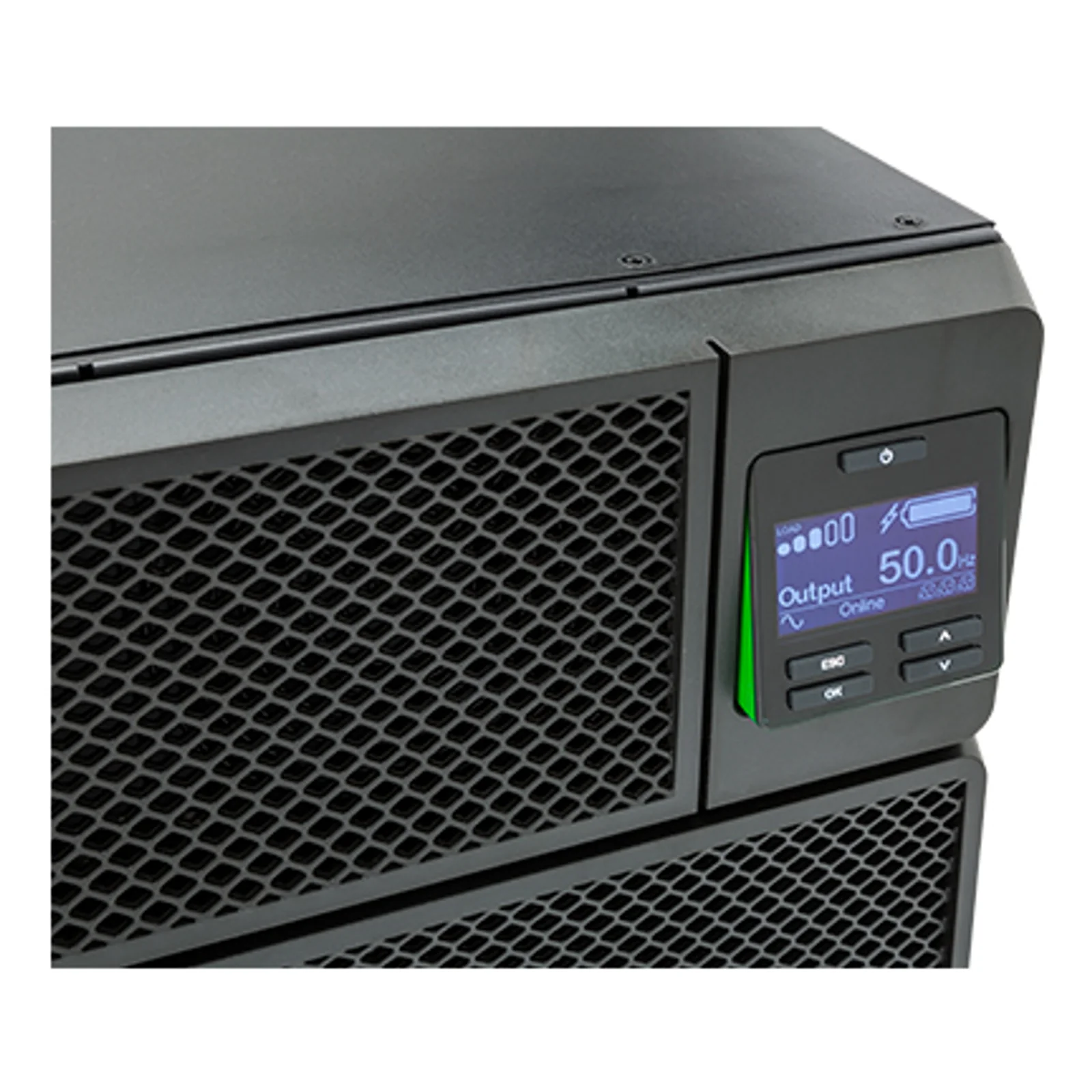 APC Smart-UPS On-Line SRT8KRMXLI - 8kW/VA, 6x C13 + 4x C19 + sortie monophasée câblée, montable en rack, NMC intégré