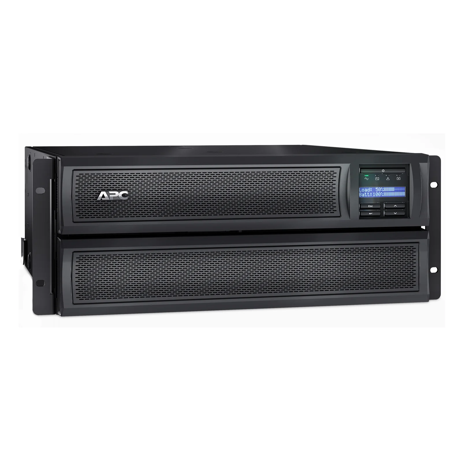 APC Smart-UPS X SMX3000HV - 3000VA, 8x C13 + 2x C19 sortie, USB, runtime extensible, profondeur limitée