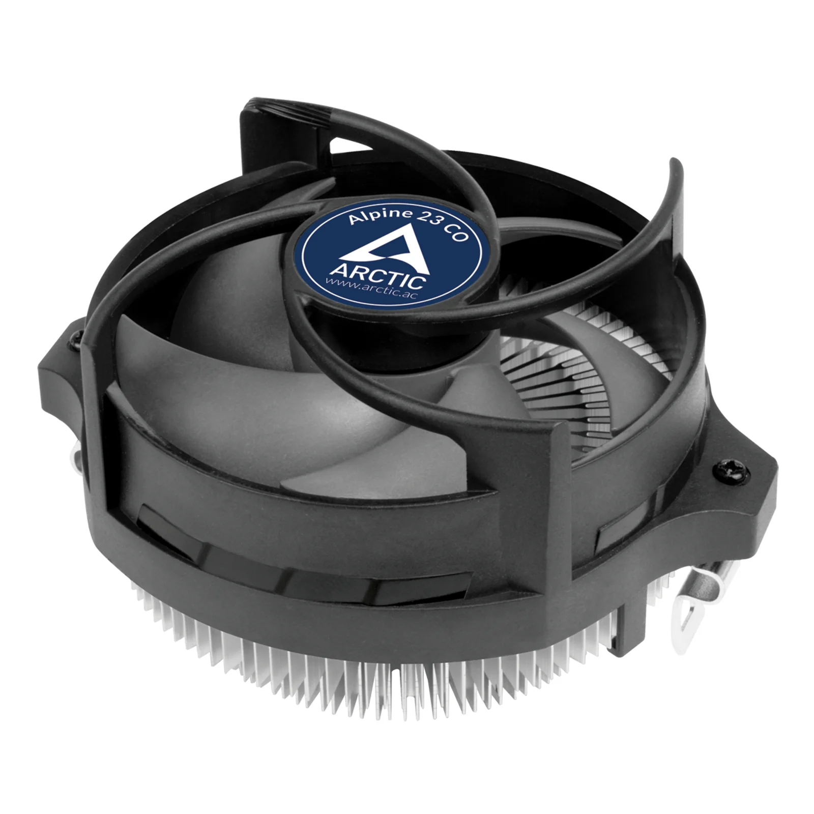 Alpine 23 CO Processeur Refroidisseur d'air 9 cm Aluminium, Noir 1 pièce(s)