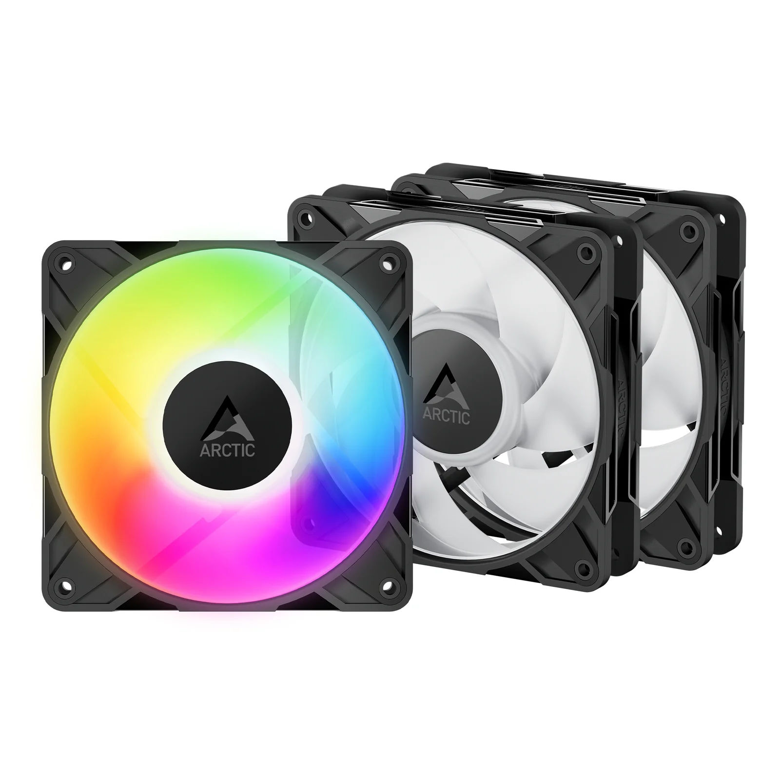 Freezer P12 Pro A-RGB Boitier PC Ventilateur 12 cm Noir, Blanc 3 pièce(s)