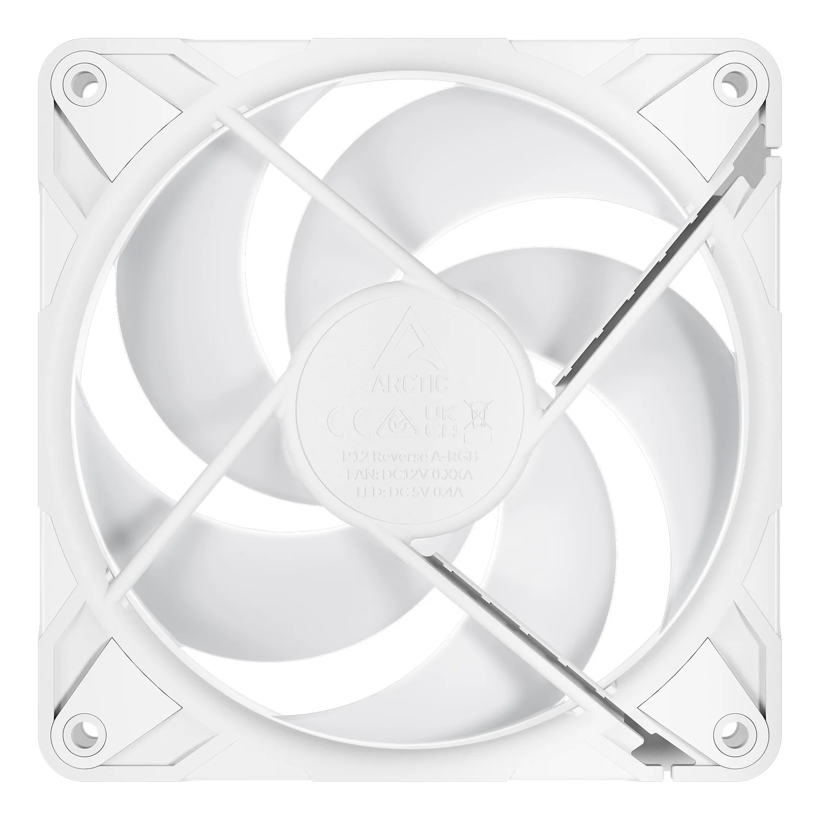 ARCTIC Freezer P12 Pro Reverse A-RGB (White) Boitier PC Ventilateur 12 cm Blanc 1 pièce(s)