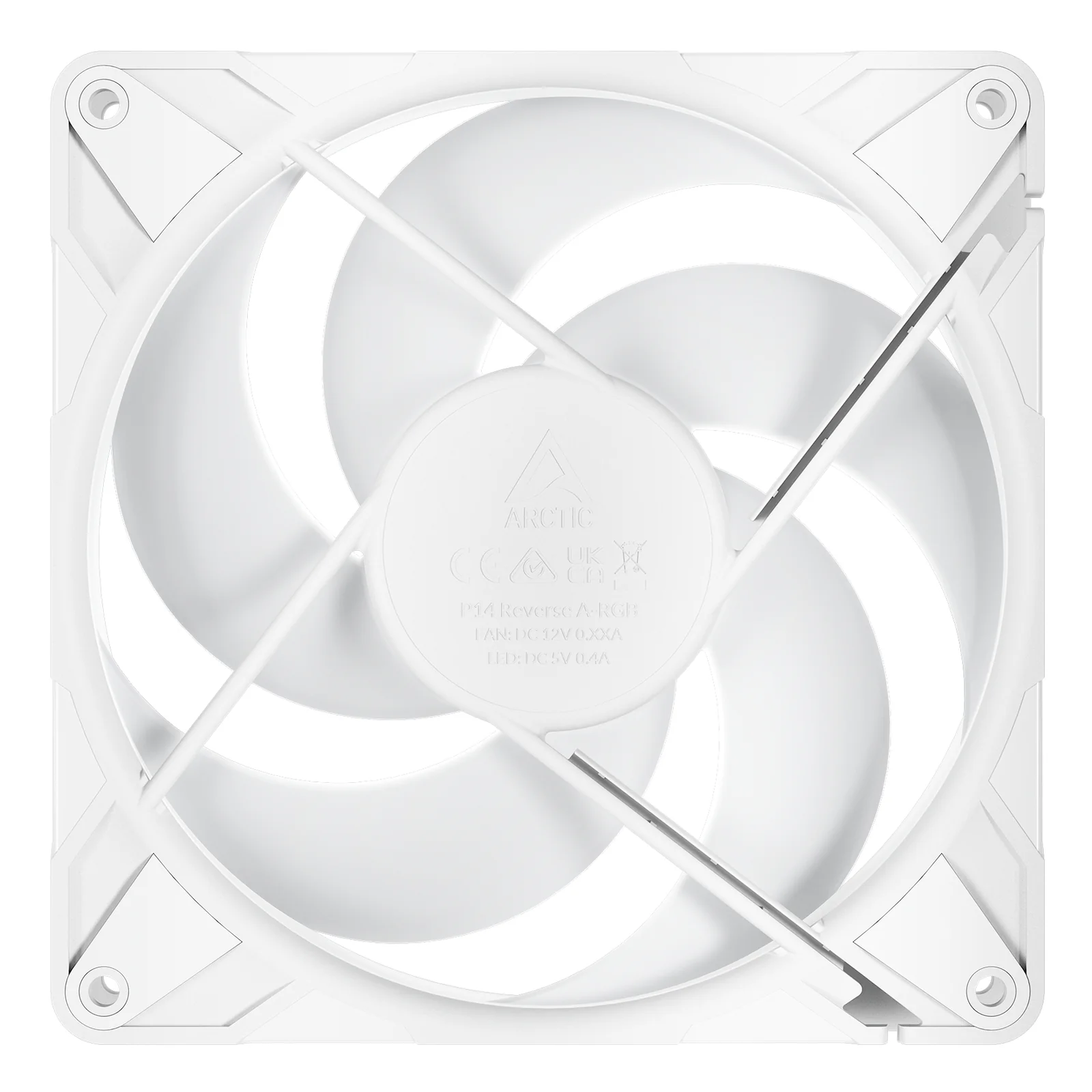 ARCTIC Freezer P14 Pro Reverse A-RGB (White) Boitier PC Ventilateur 14 cm Blanc 1 pièce(s)