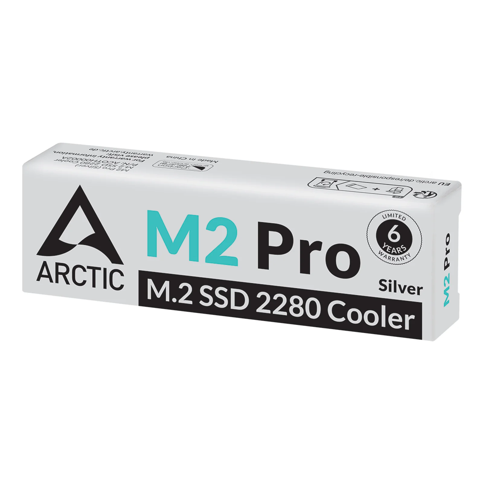 ARCTIC M2 Pro (Silver) M.2 NVMe SSD Dissipateur thermique/Radiateur Argent 1 pièce(s)