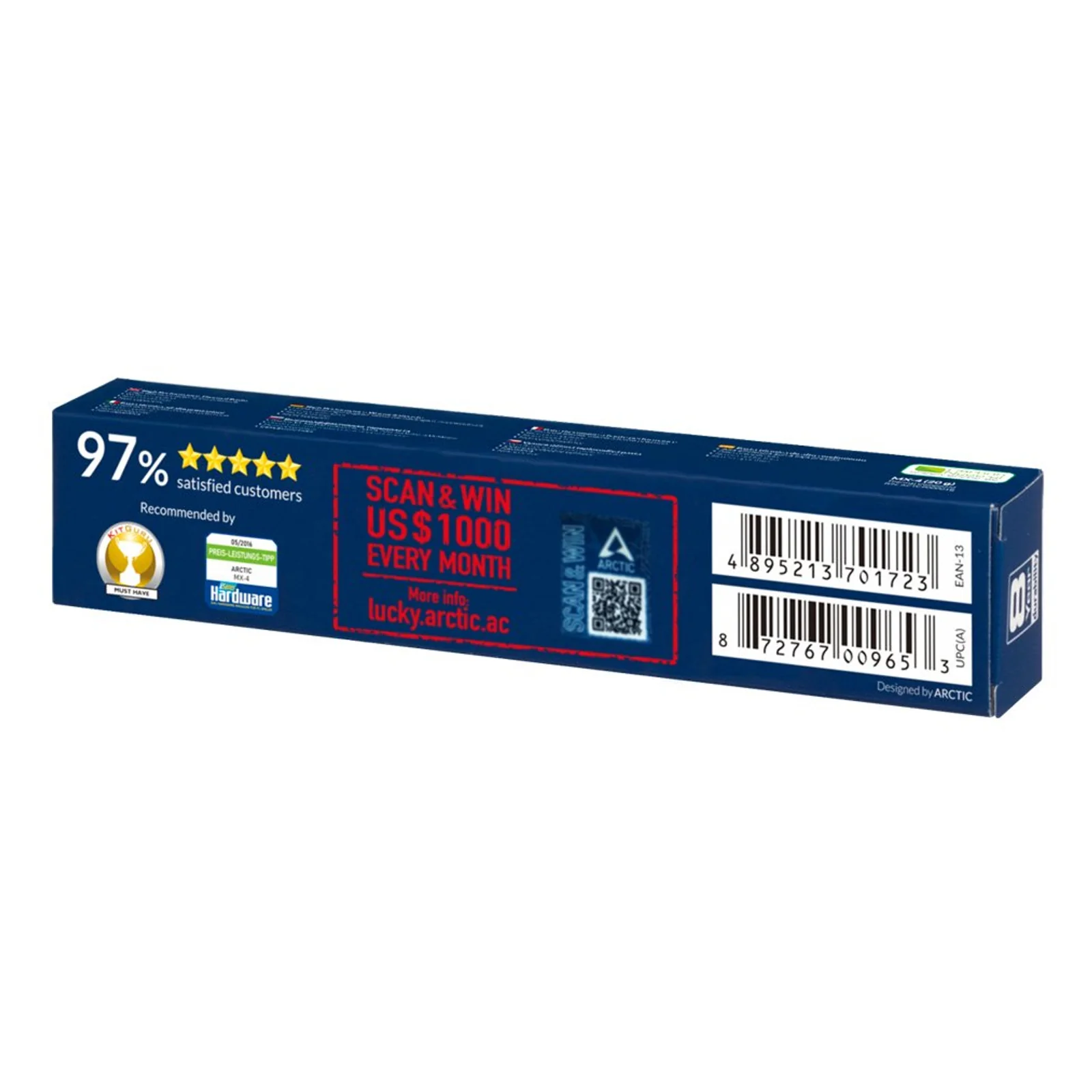 ARCTIC MX-4 combiné de dissipateurs thermiques Pâte thermique 8,5 W/m·K 20 g