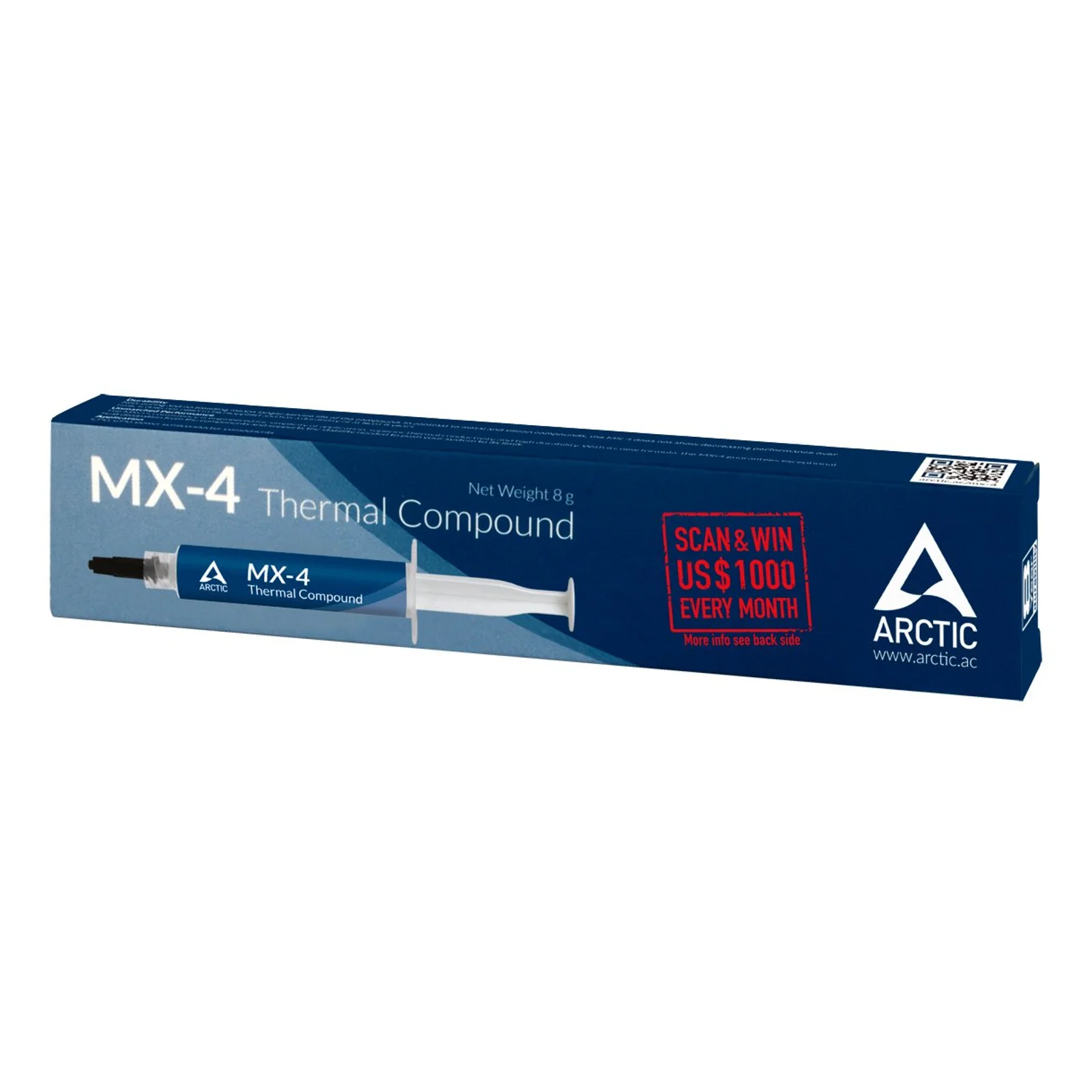 ARCTIC MX-4 combiné de dissipateurs thermiques Pâte thermique 8,5 W/m·K 8 g